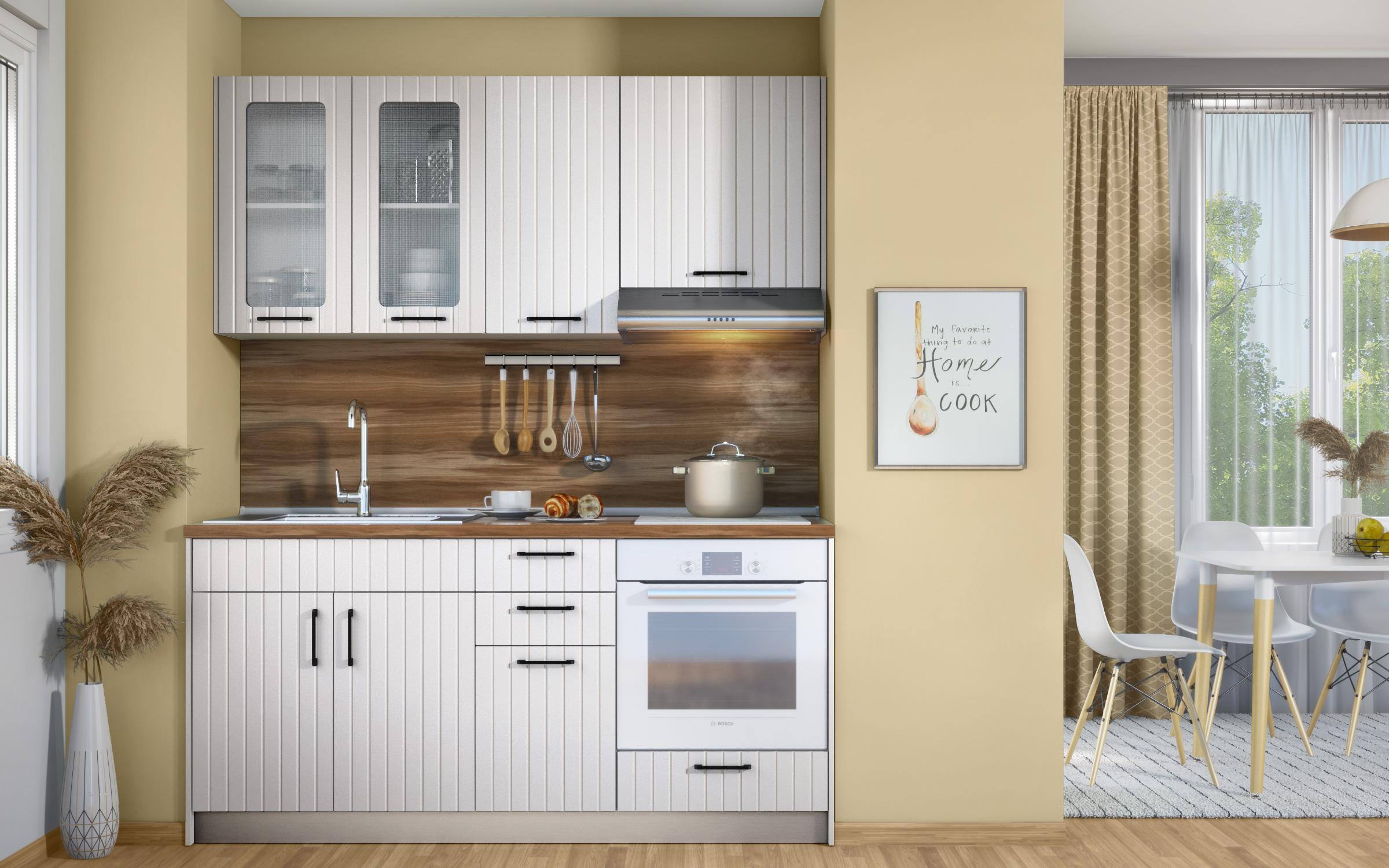 Dulap pentru cuptor Ava 01, alb  2