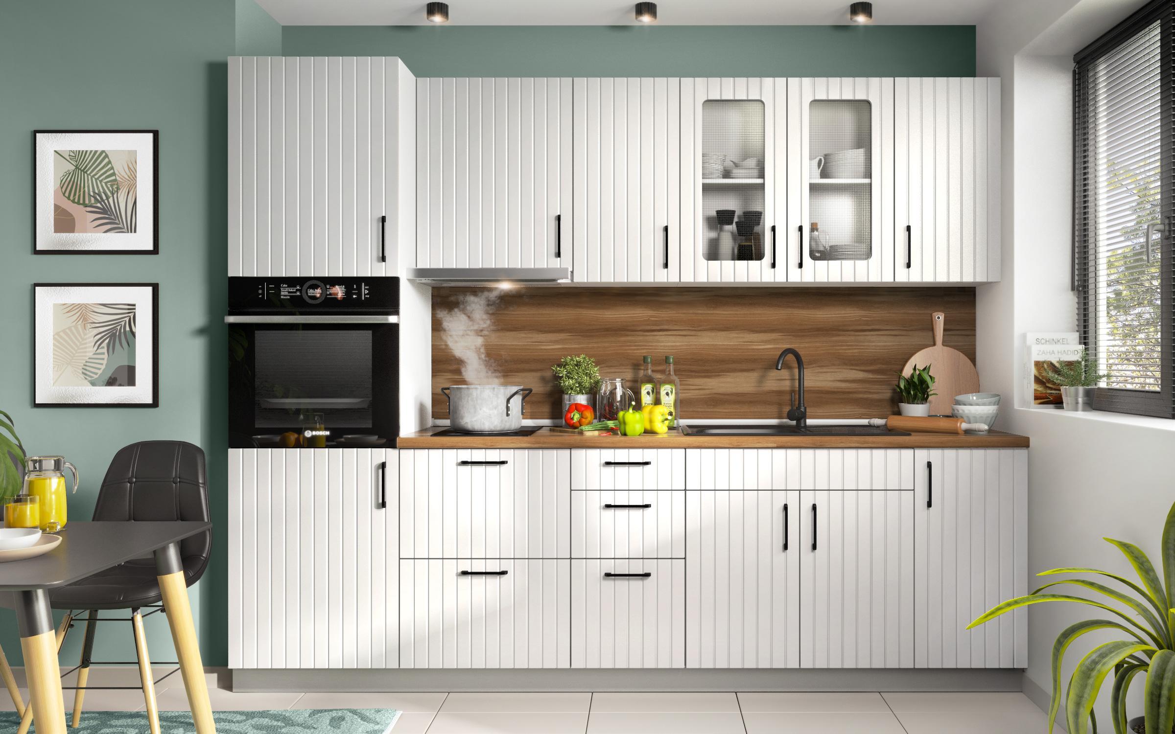 Usa pentru masina de spalat vase incorporabila Ava 47, alb  2