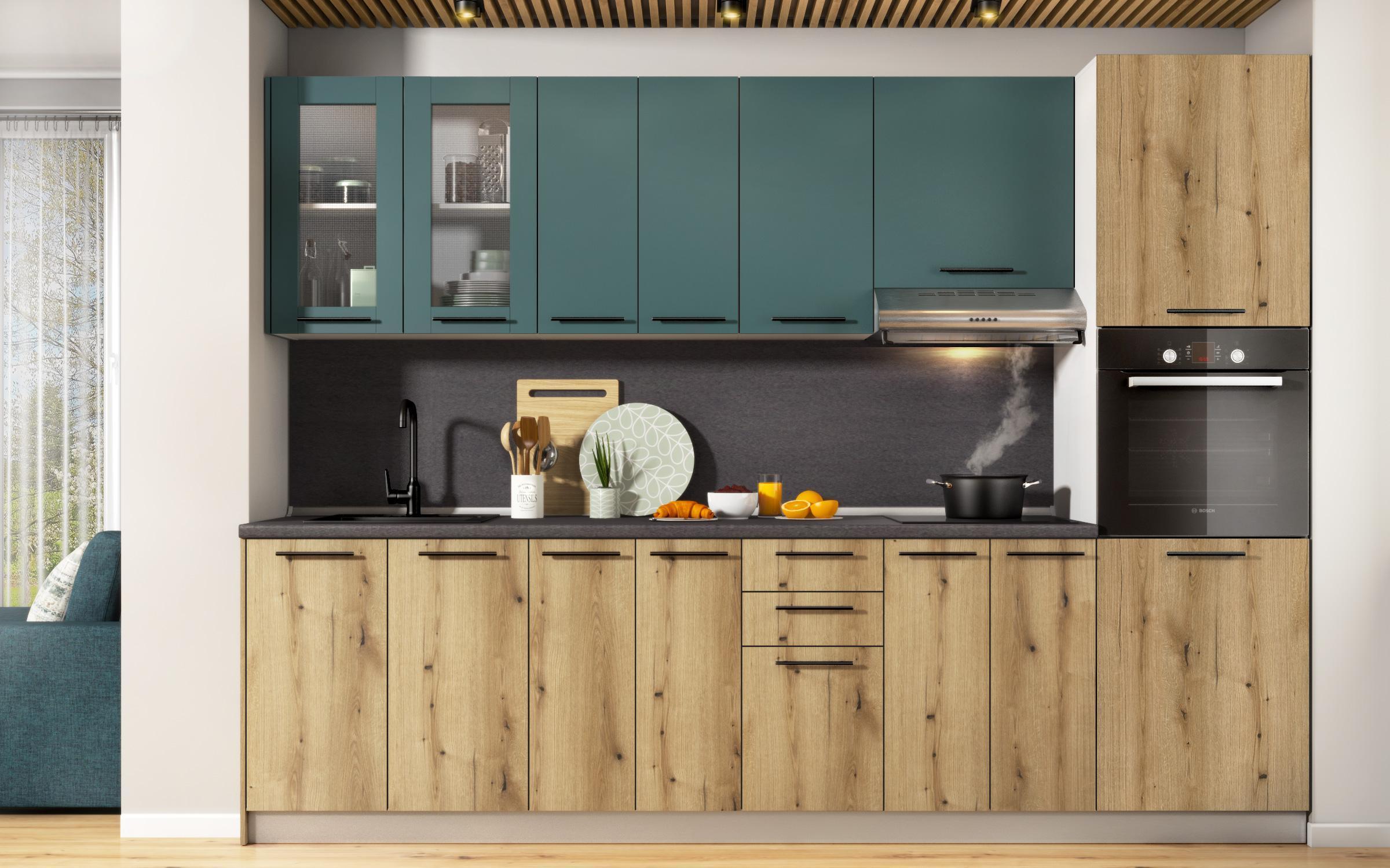 Dulap de bucatarie Dakota 21, petrol  5