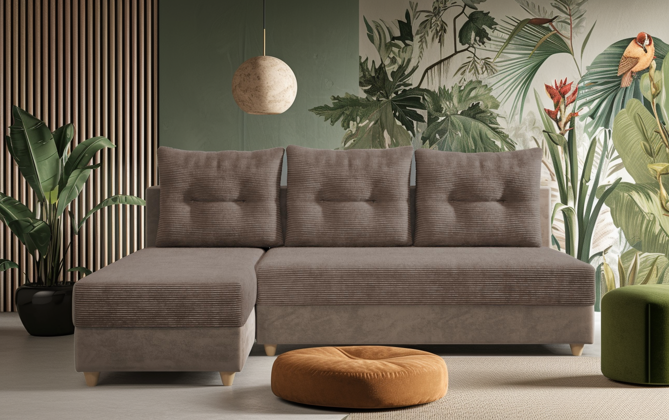 Coltar extensibil Monten, bej inchis  1