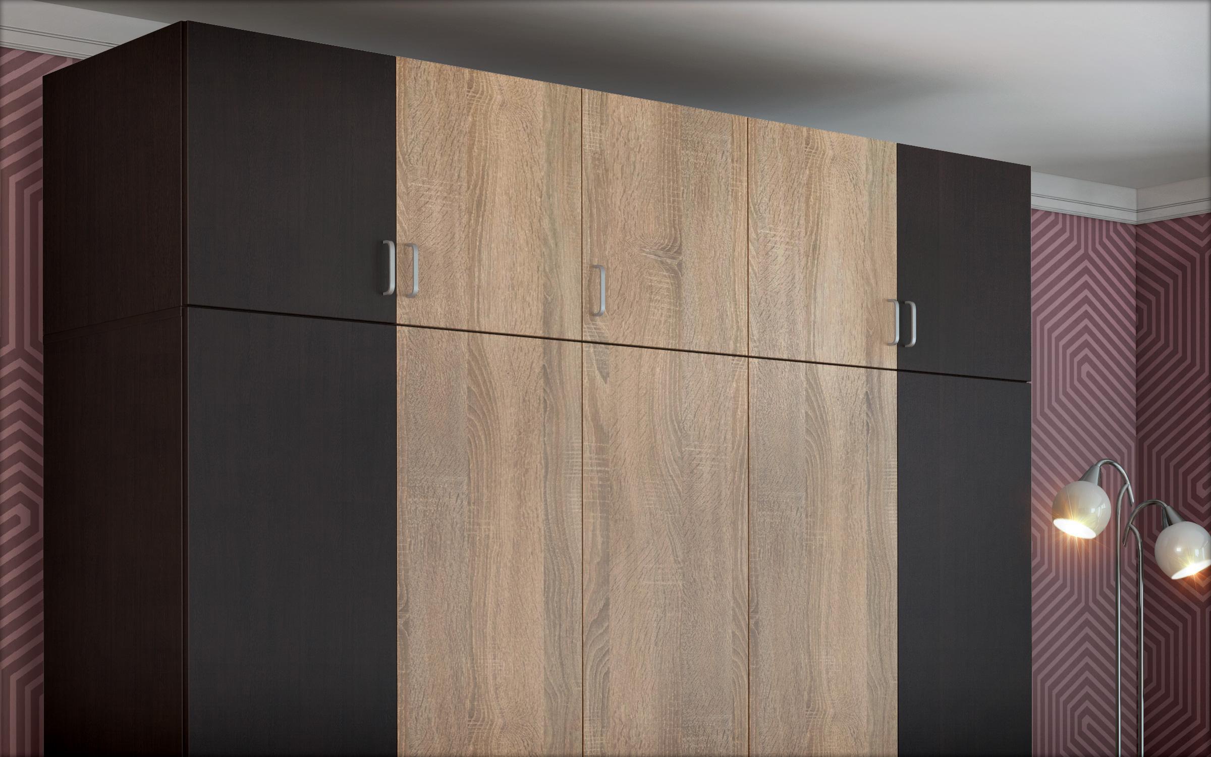 Corp suprapozabil pentru dulap Medeea, stejar sonoma + wenge  1