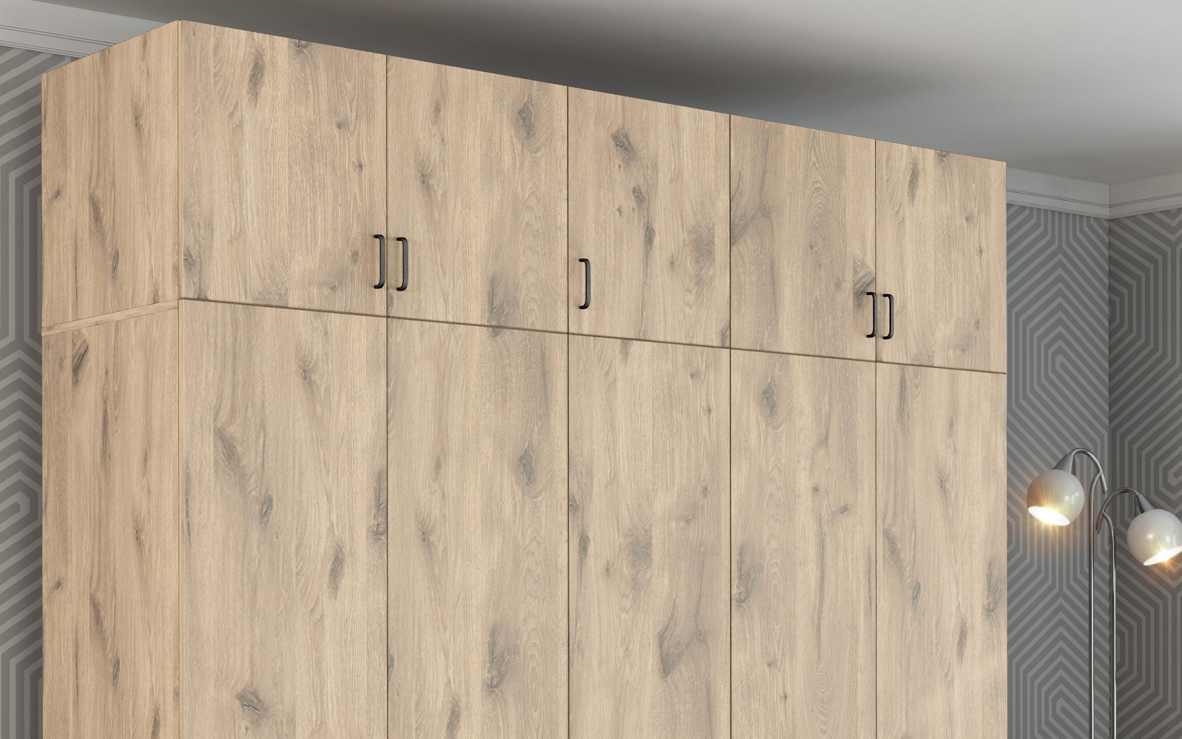 Corp suprapozabil pentru dulap Medeea, stejar scandinav deschis  1