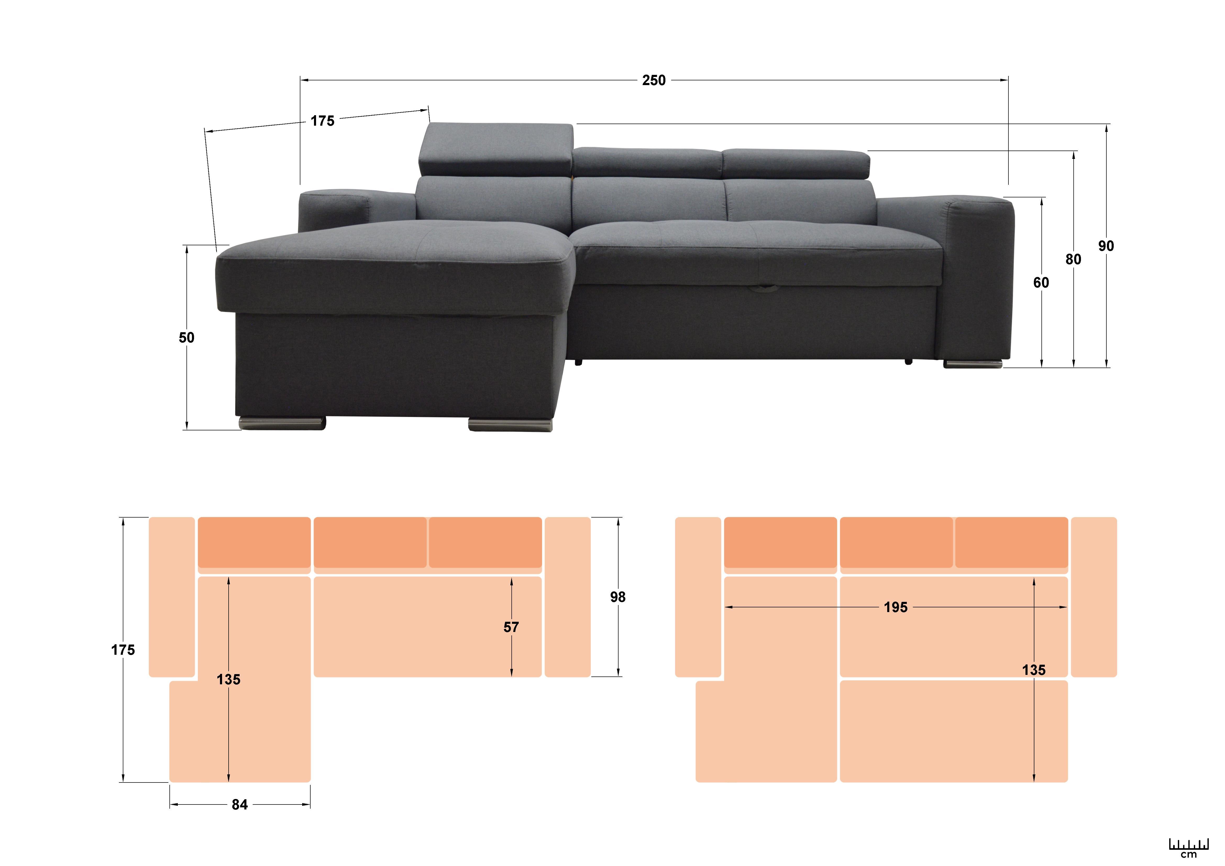 Coltar extensibil Navi, grafit  2