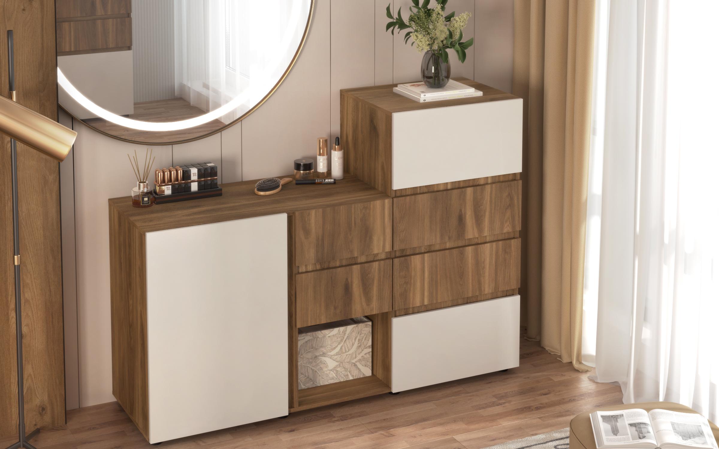 Dulap Neit M, stejar coniac + casmir  4