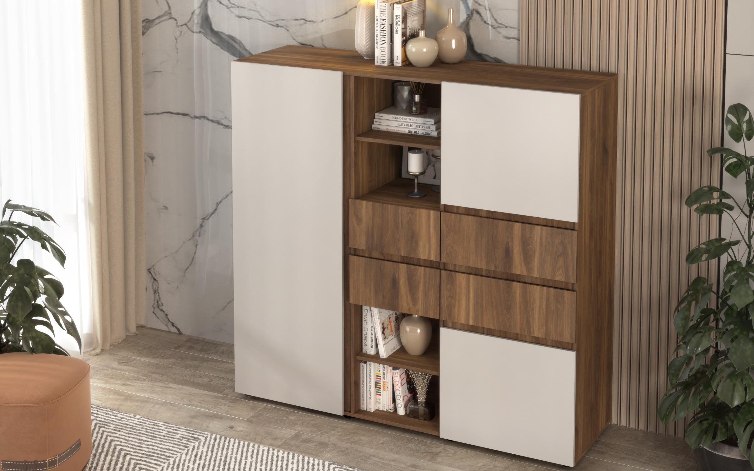 Dulap Neit S, stejar coniac + casmir  4