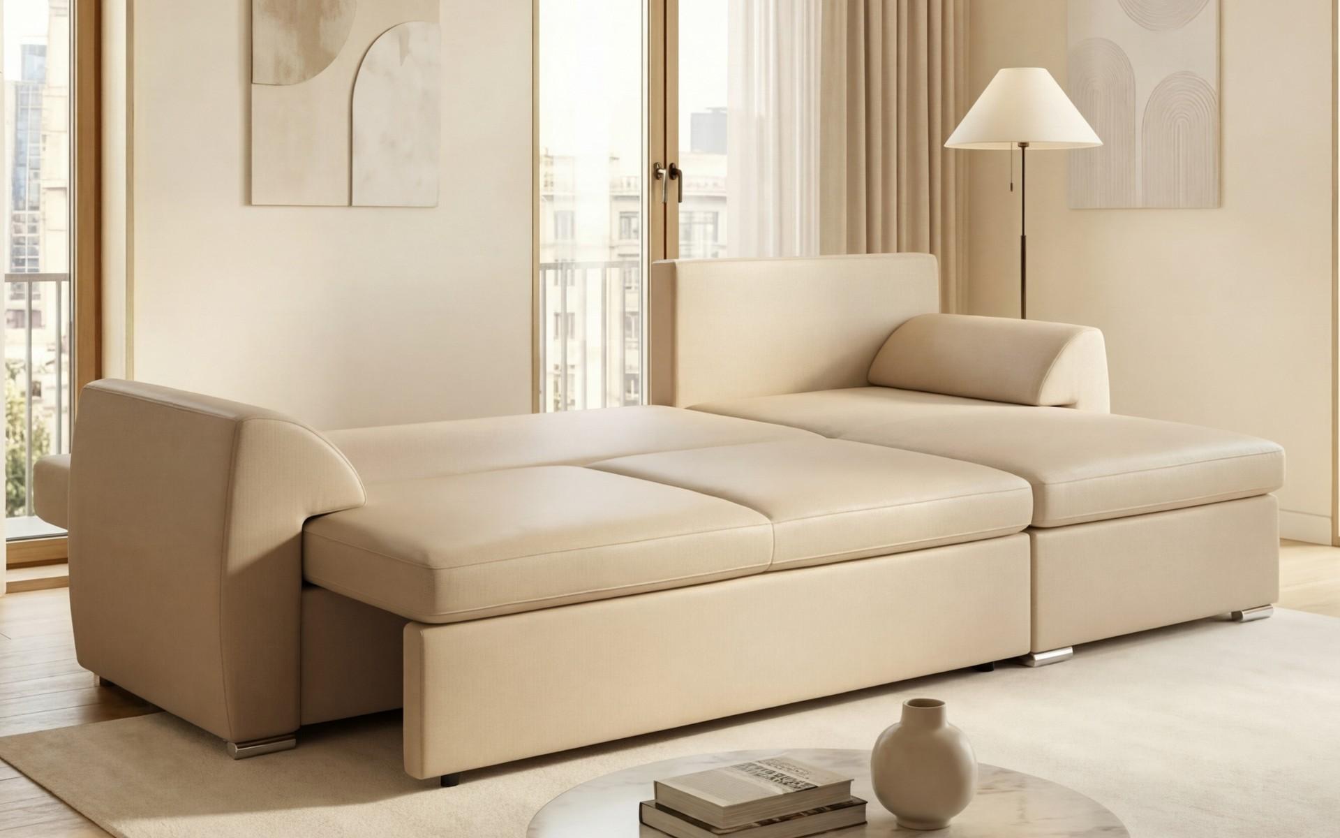 Coltar extensibil Nolan, bej  5