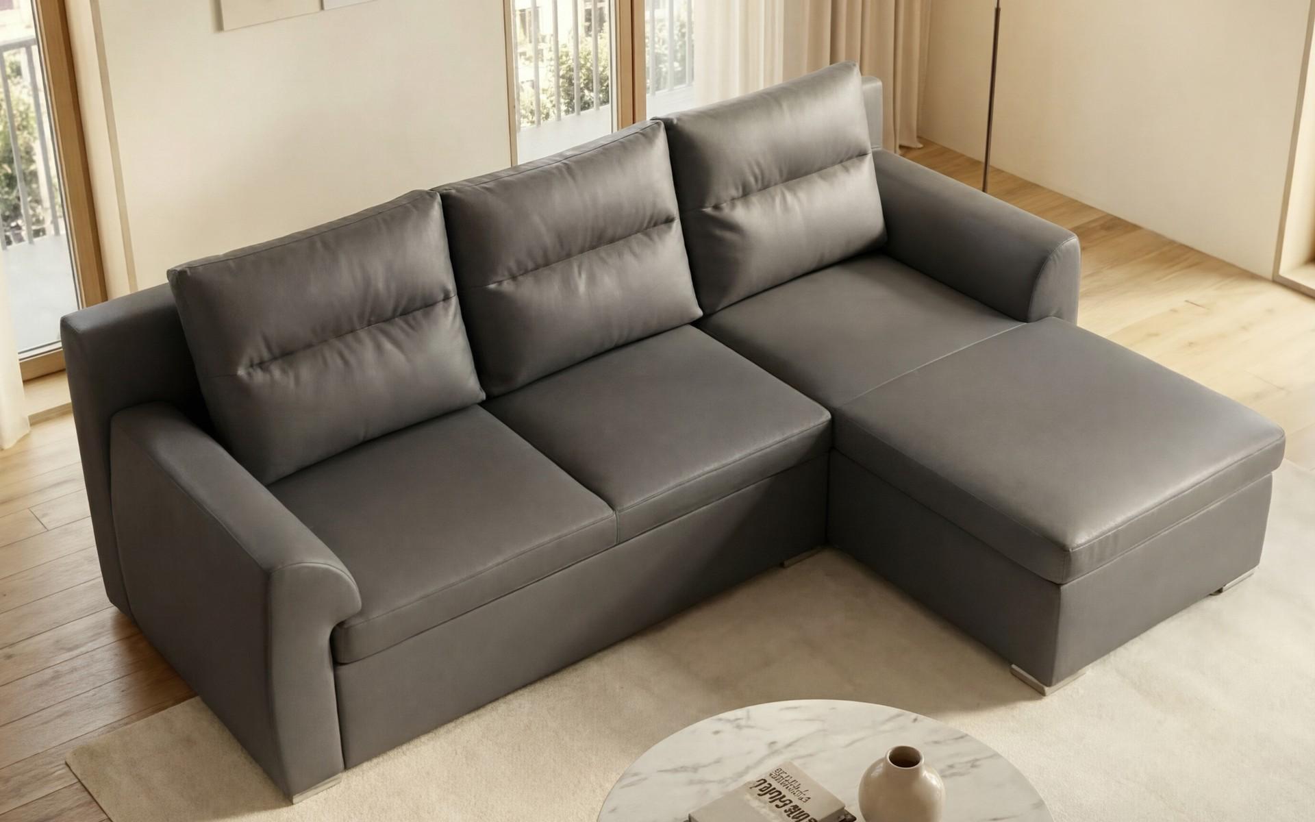 Coltar extensibil Nolan, gri-maroniu  4