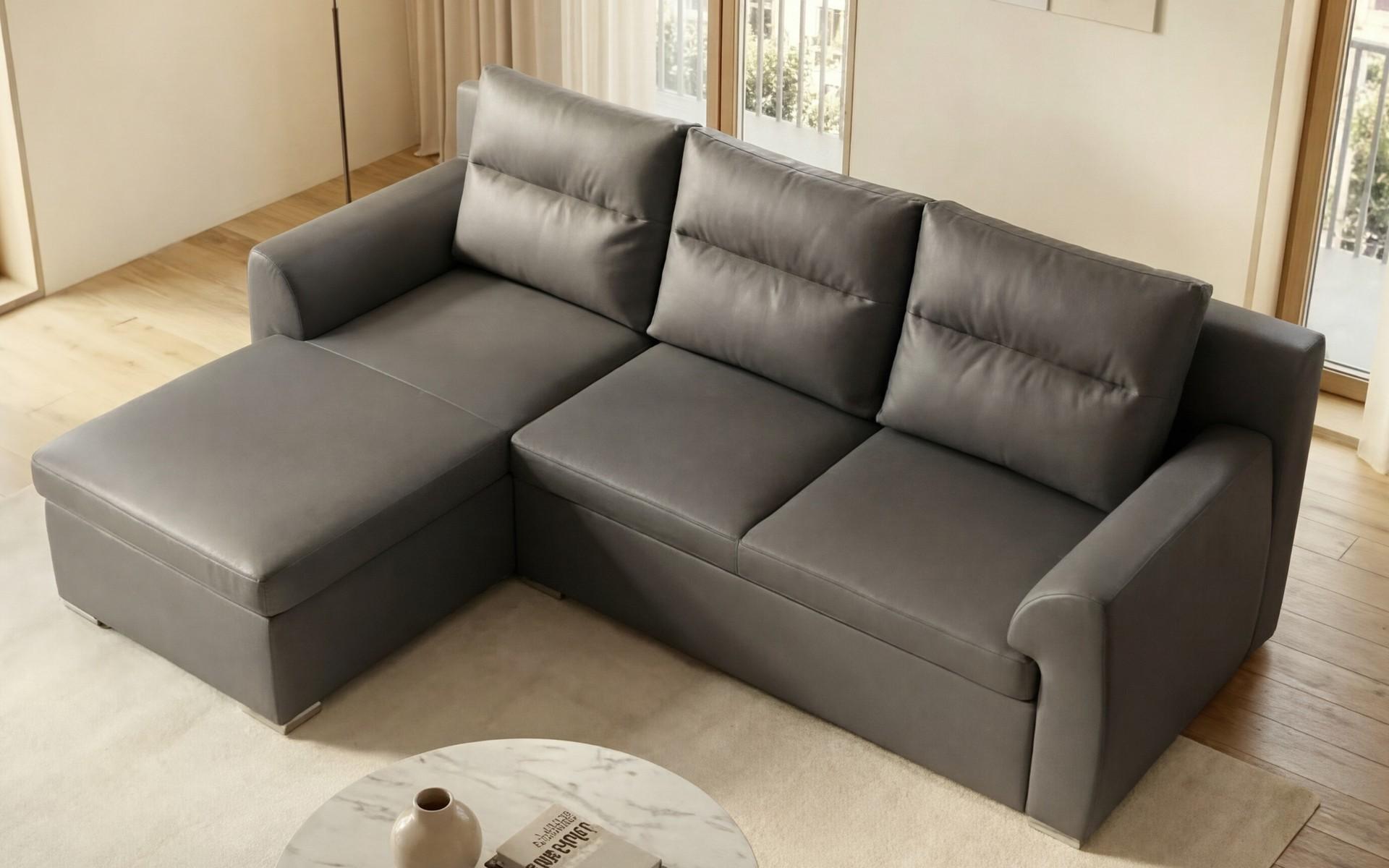 Coltar extensibil Nolan, gri-maroniu  4