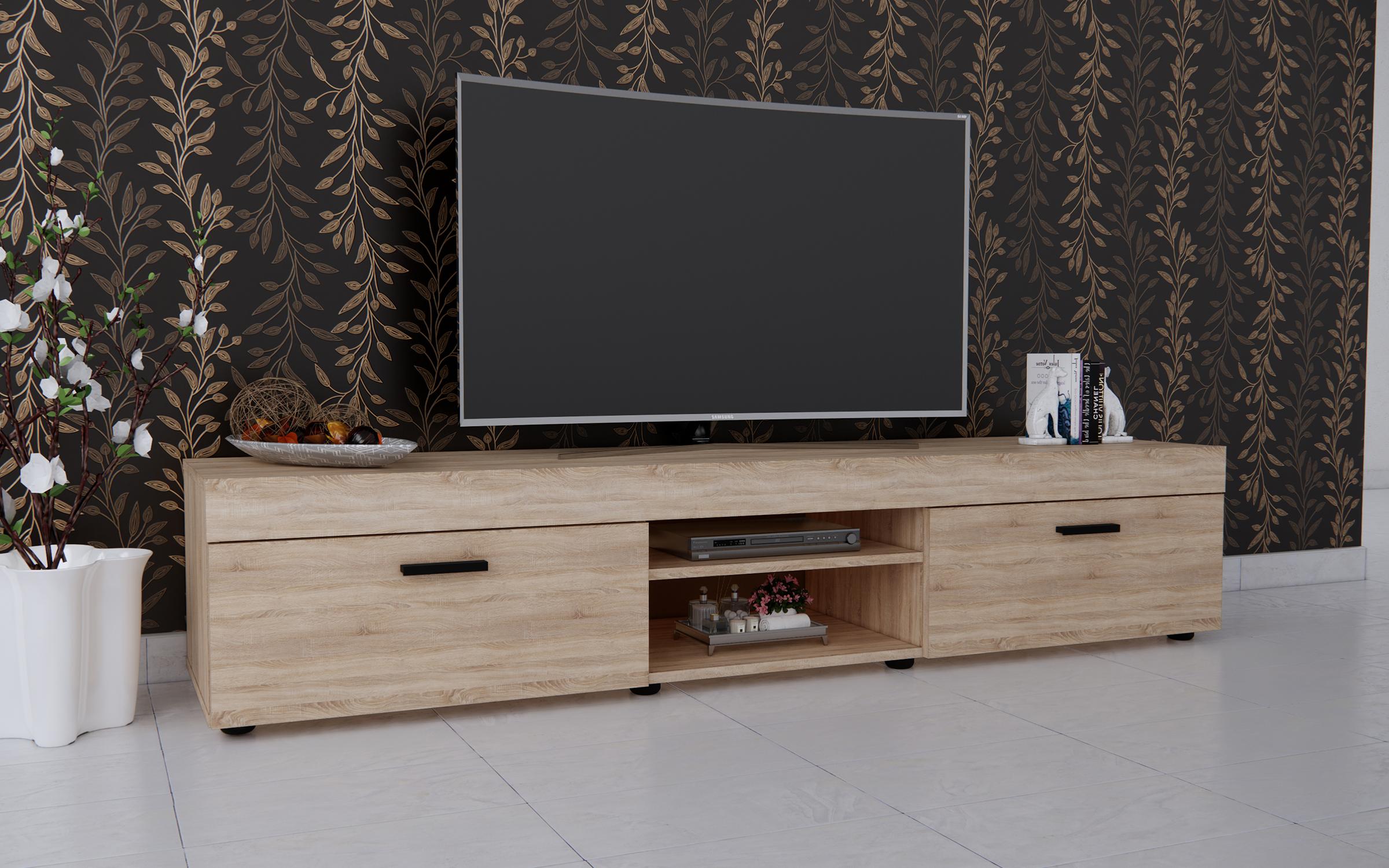 Modul TV Matis, stejar sonoma  2
