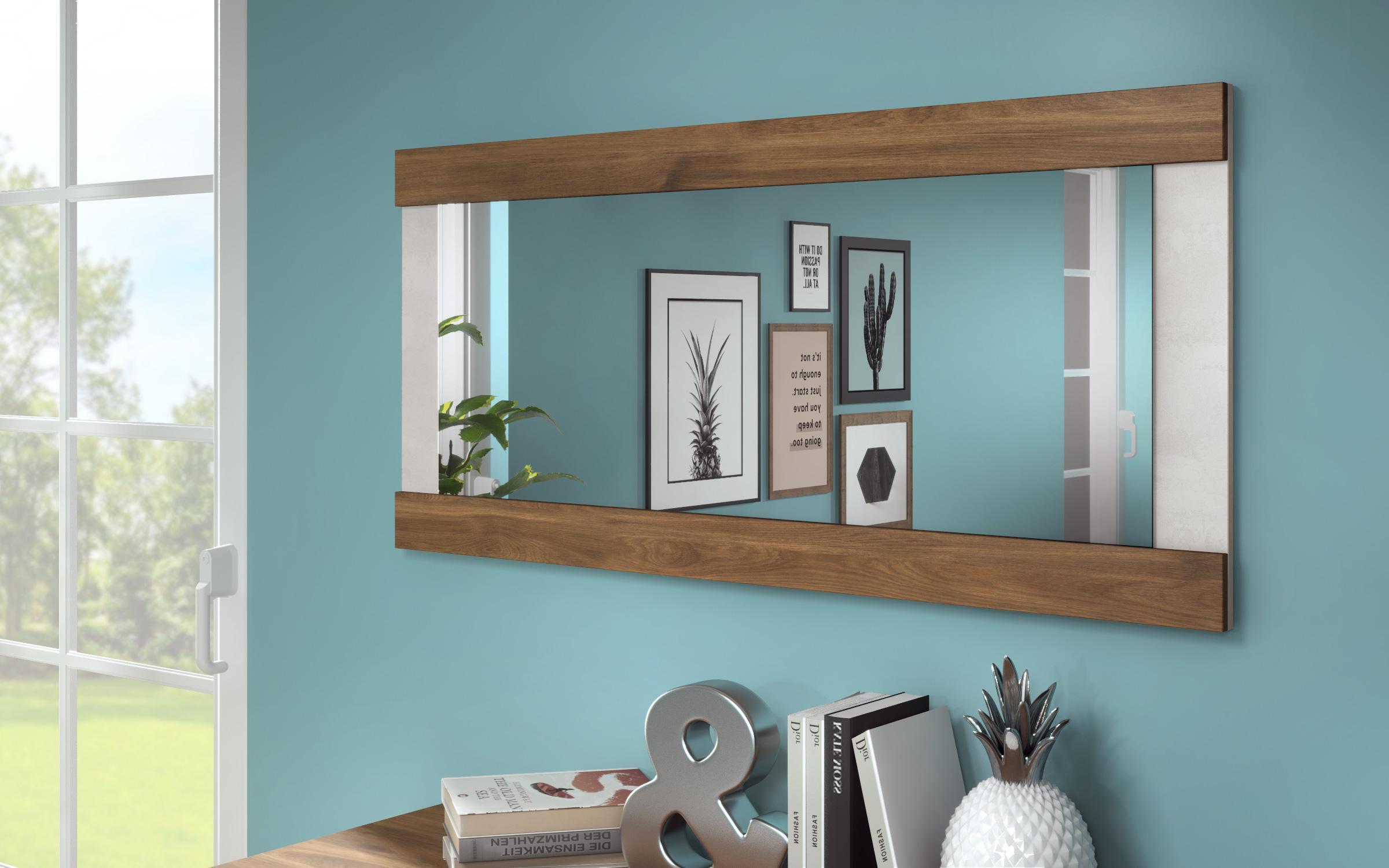Oglinda Credo, stejar coniac + Silk  1