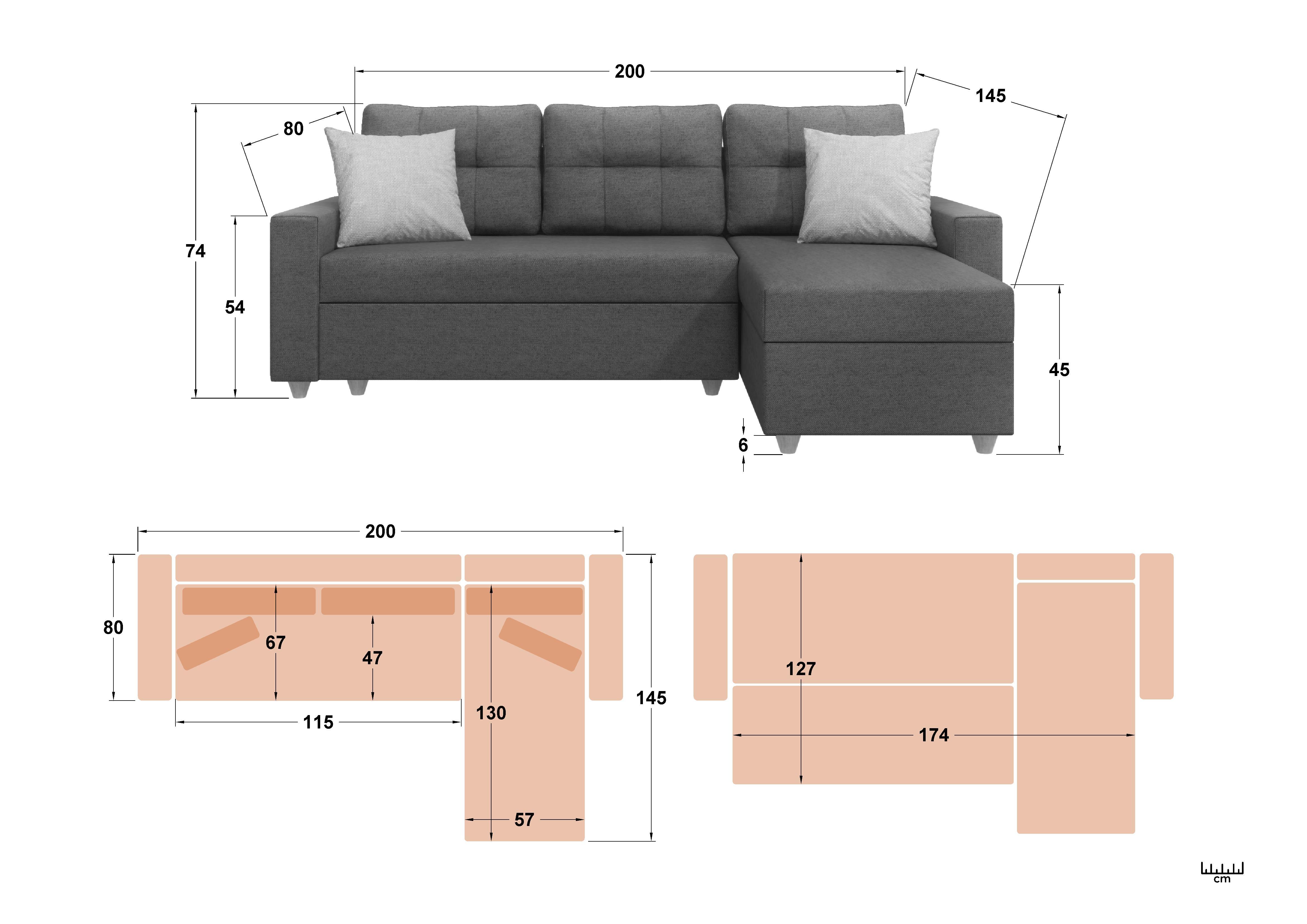 Coltar extensibil Oslo, verde inchis + bej  2