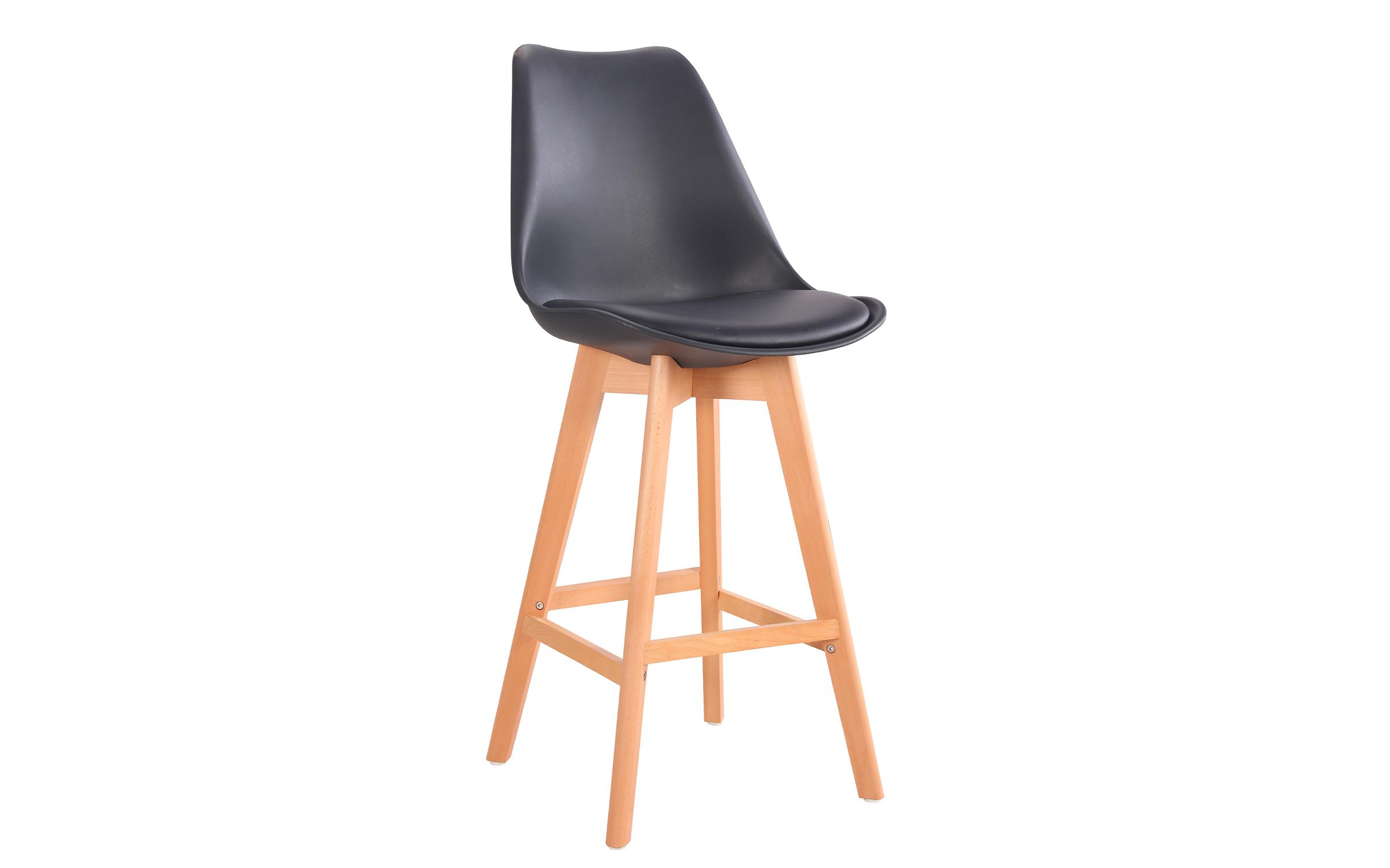 Scaun de bar Galiro, negru  1