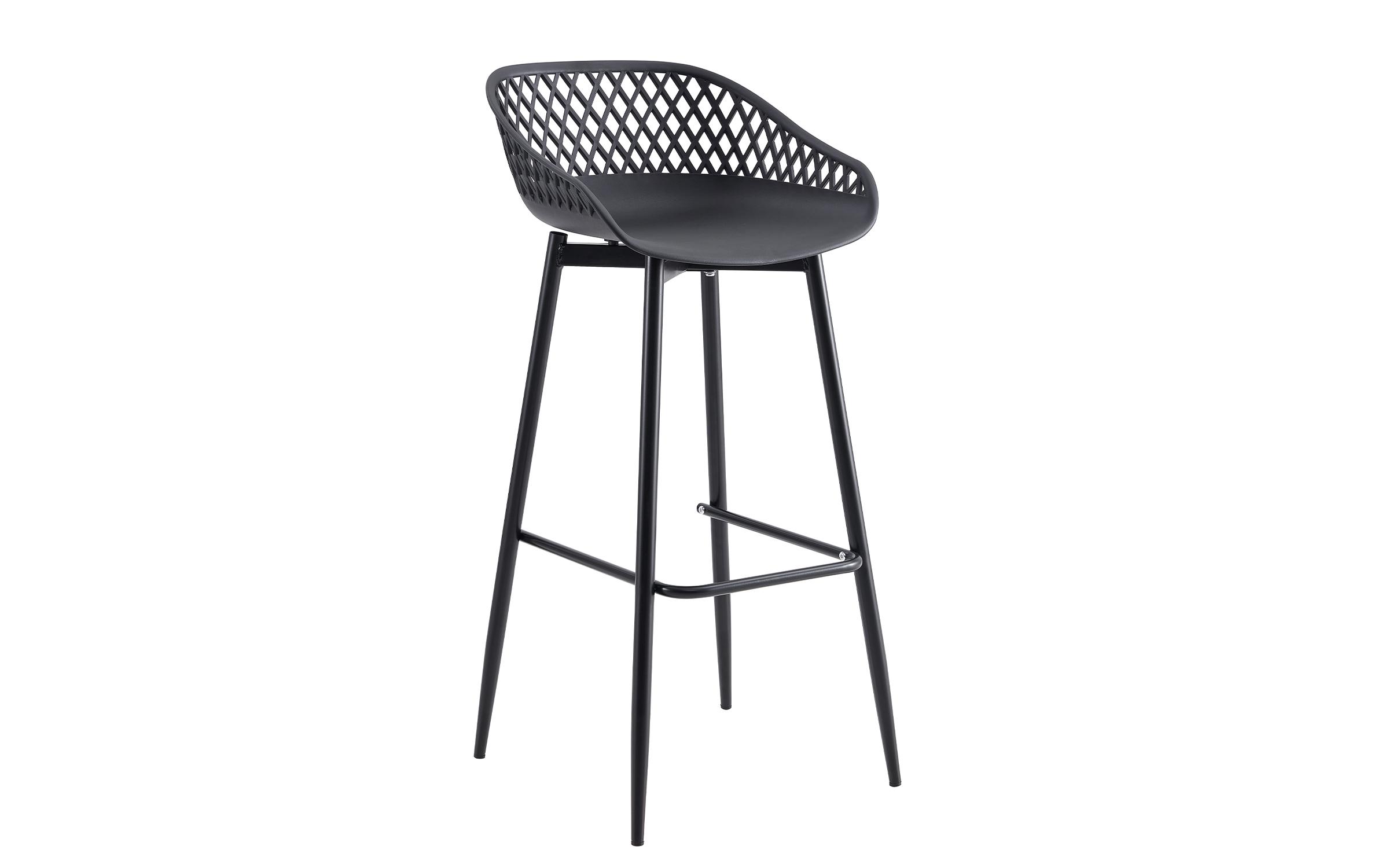 Scaun de bar Pokos, gri inchis  1