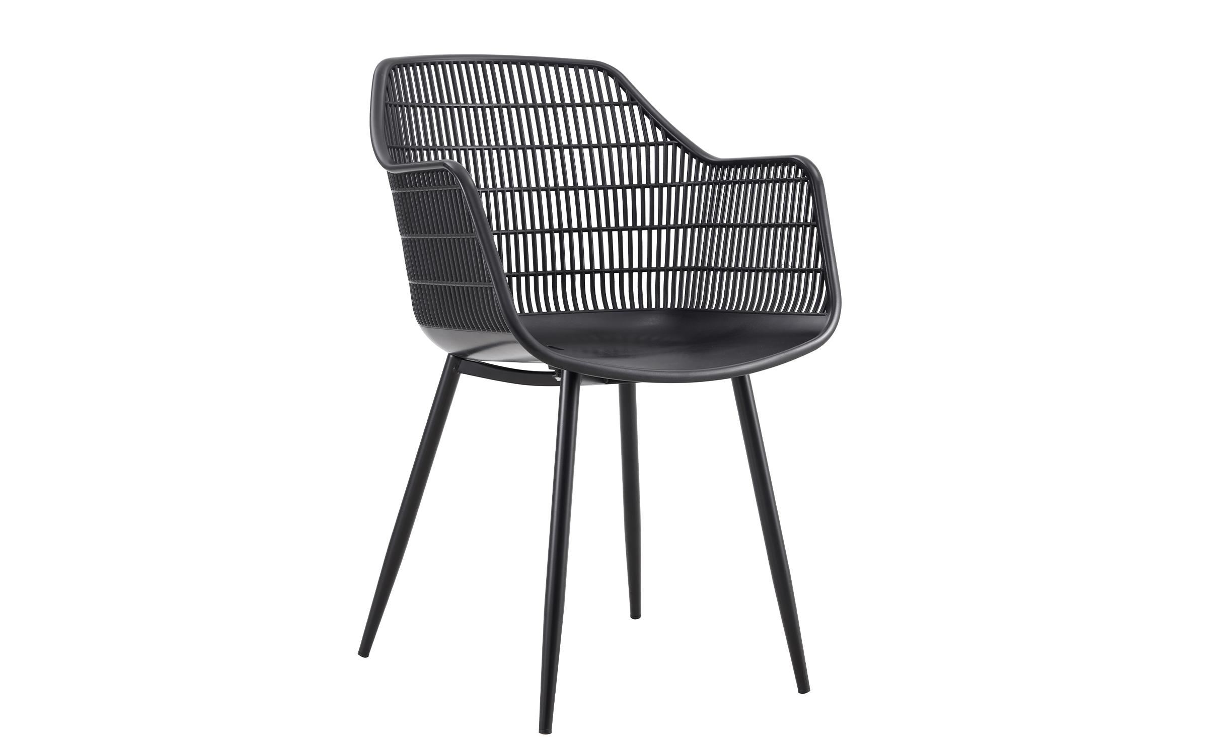 Scaun de masa Safino, negru  1