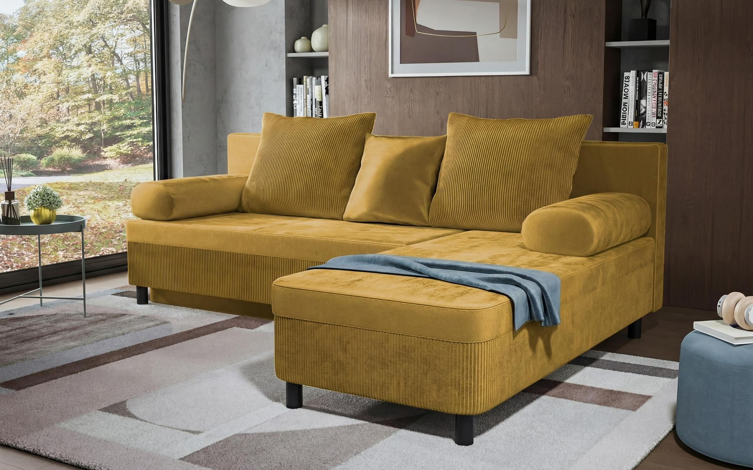 Coltar extensibil Delano, mustar  4