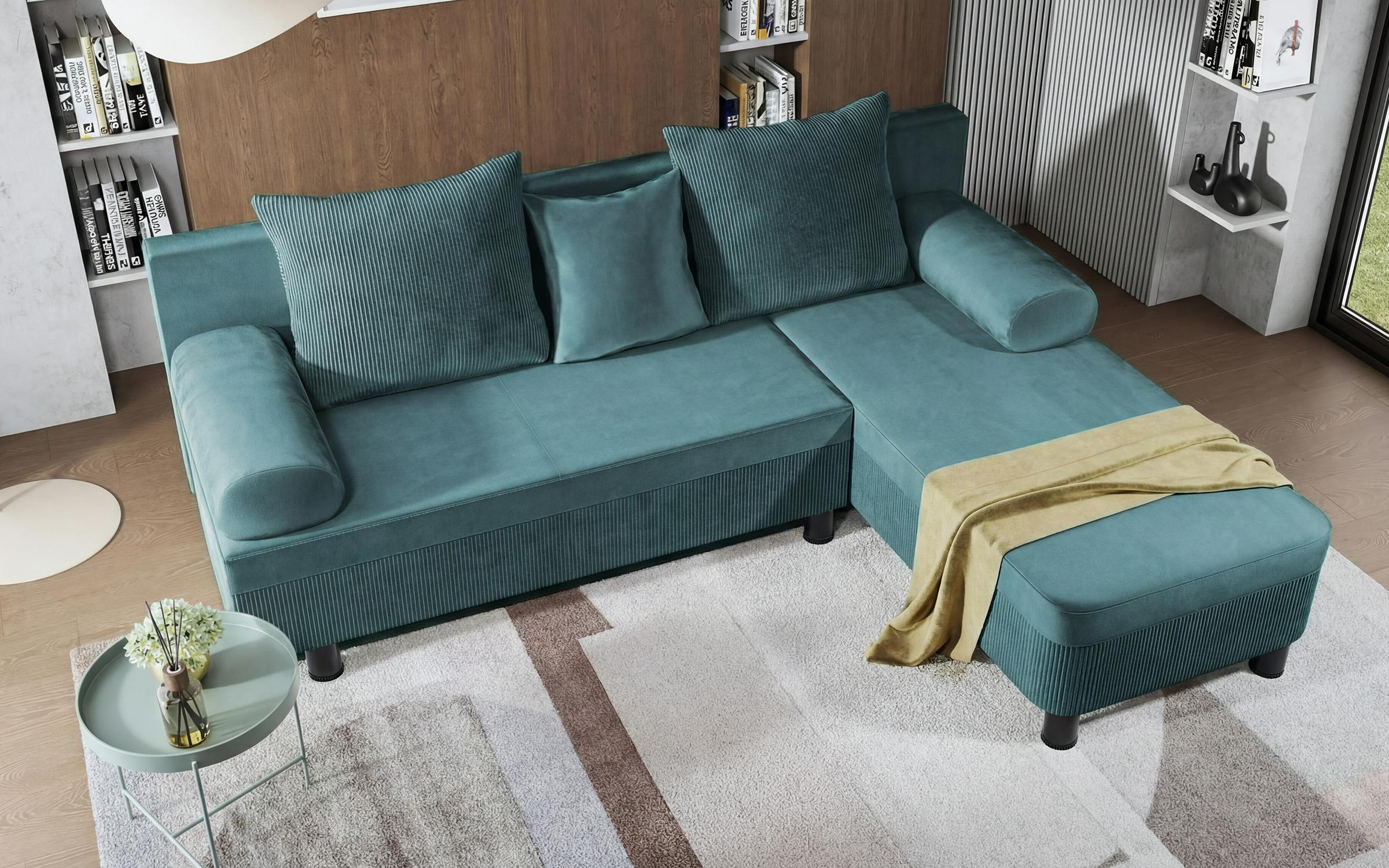 Coltar extensibil Delano, turcoaz  5