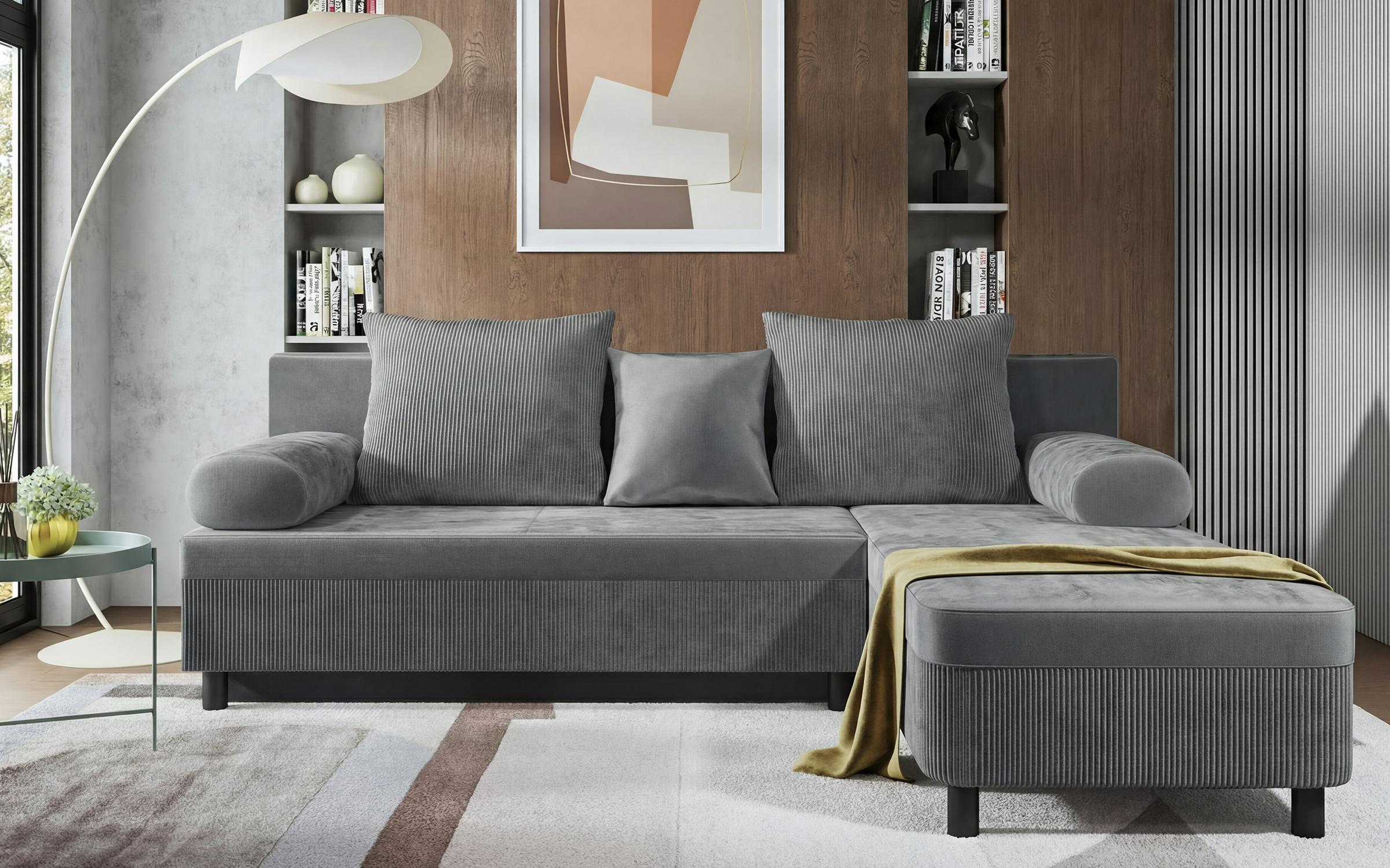 Coltar extensibil Delano, gri  1