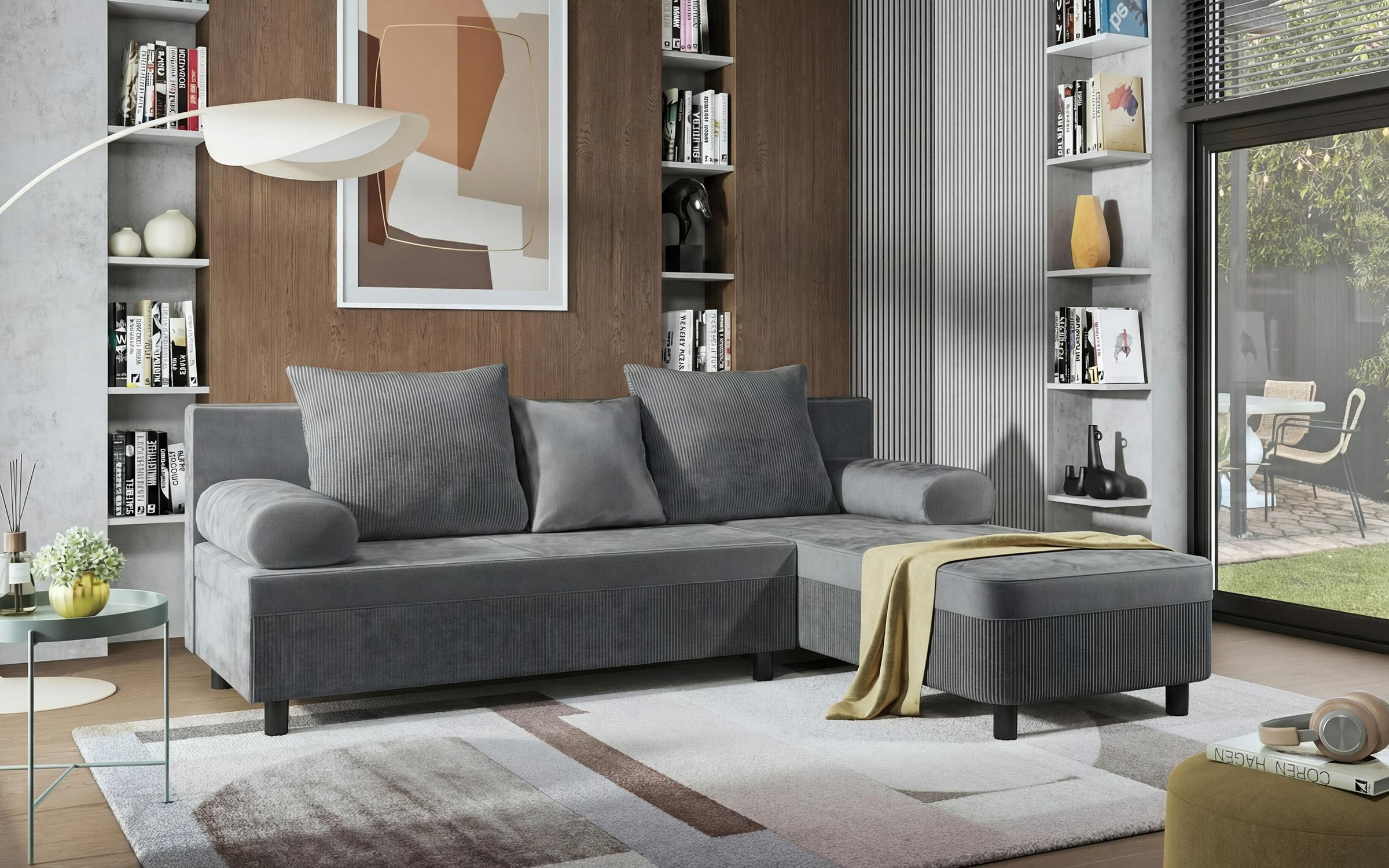 Coltar extensibil Delano, gri  3