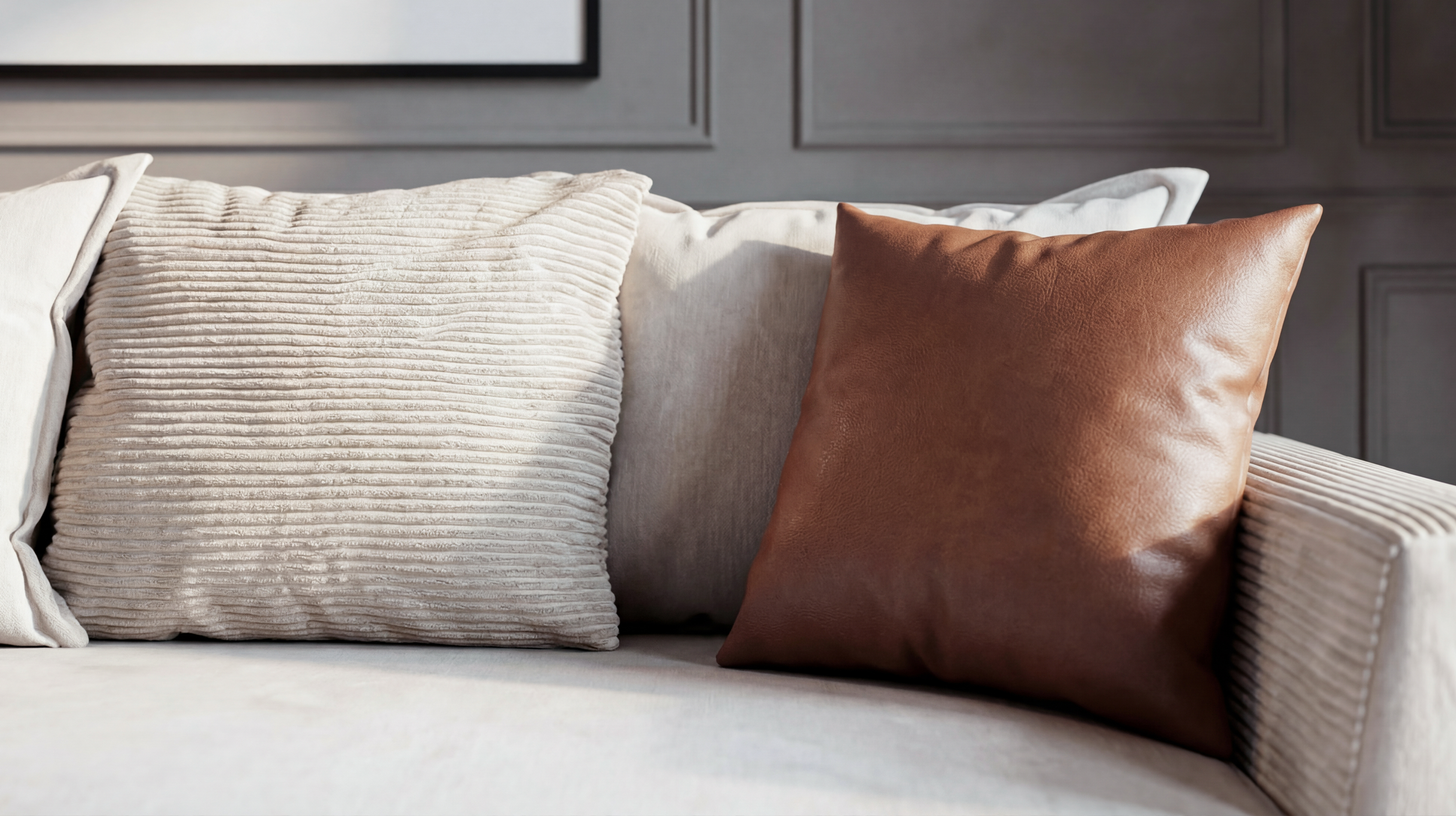 Canapea extensibila Kioto, bej deschis + maro deschis  5