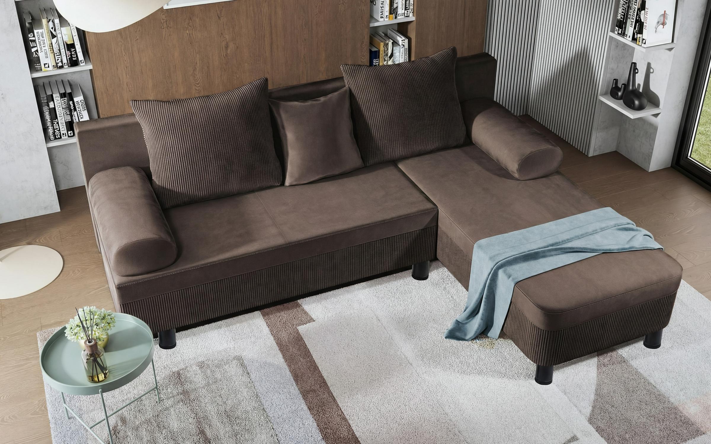 Coltar extensibil Delano, maro inchis  4