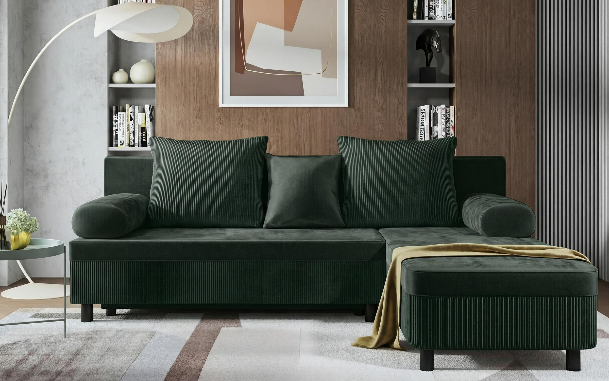 Coltar extensibil Delano, verde  1