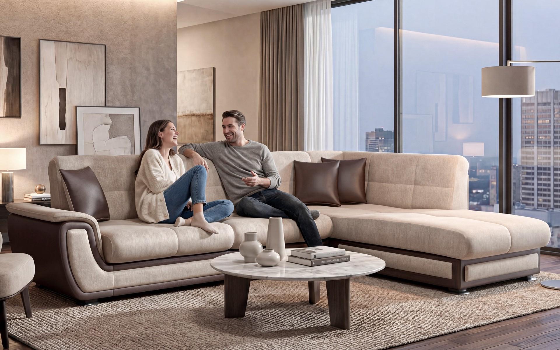 Coltar extensibil + mecanism click- clack Princess II, bej inchis + piele maro  8