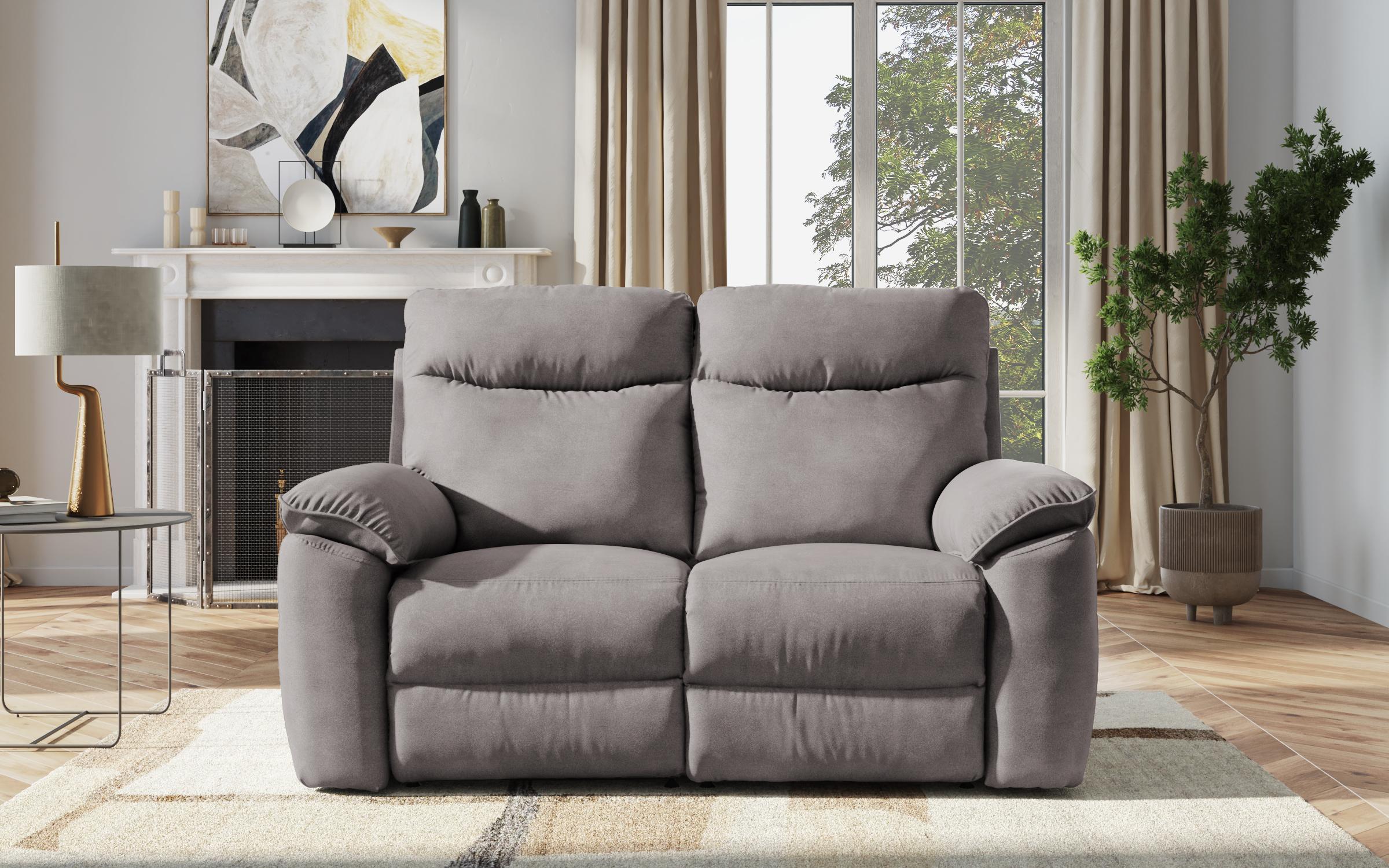 Recliner Adesto, cu doua locuri /cu mecanism electric/, gri  4
