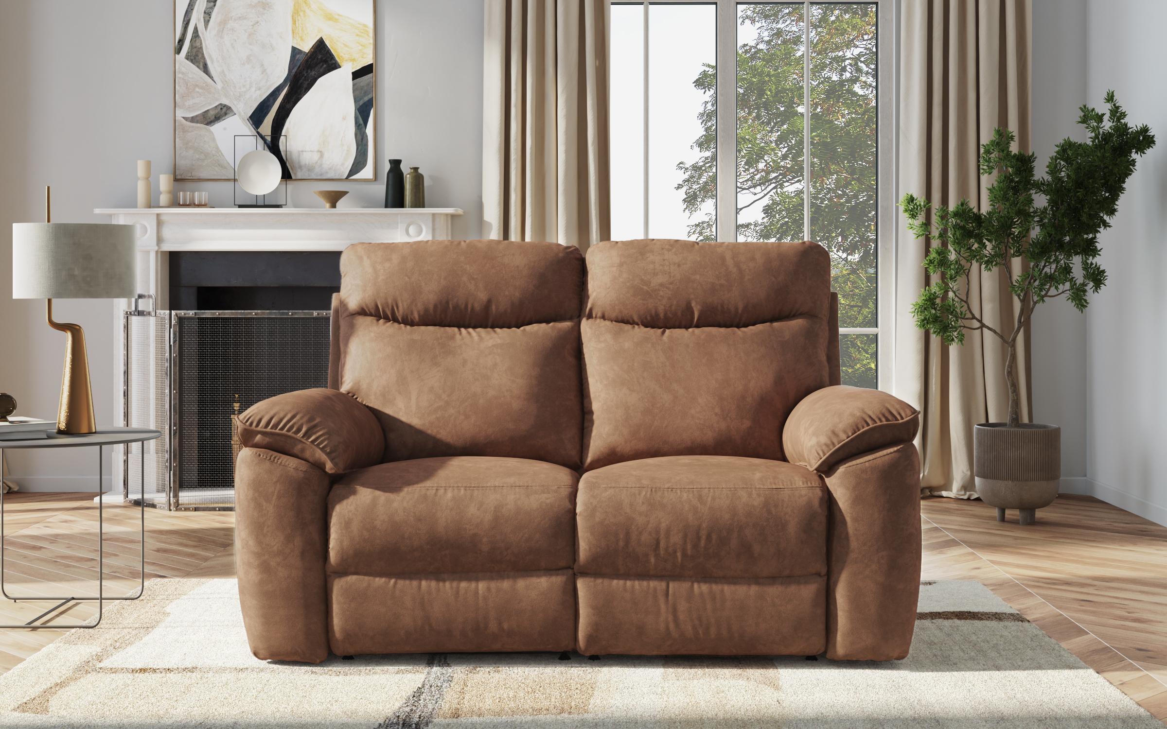 Recliner Adesto cu doua locuri /fara mecanism/, maro  7