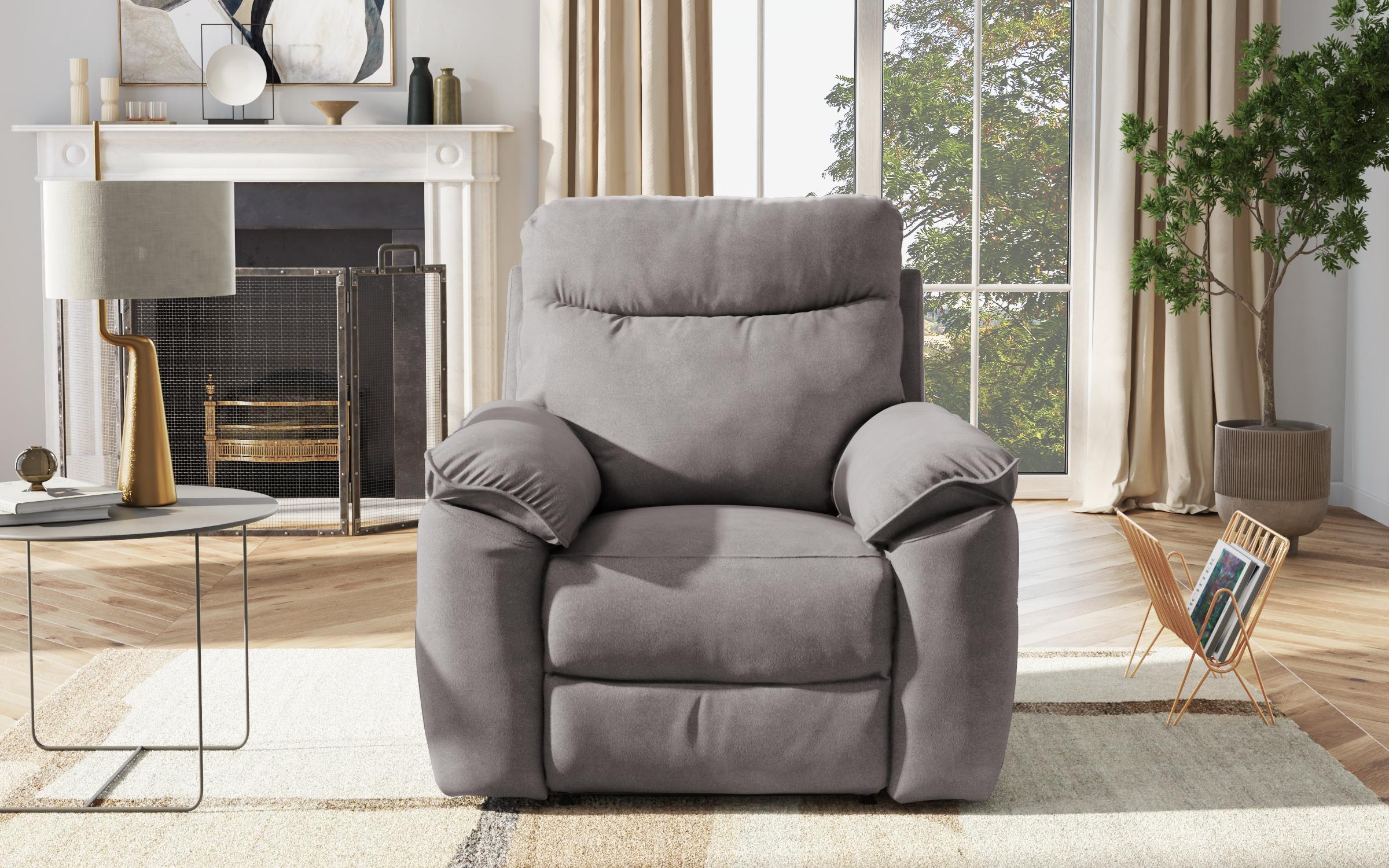 Recliner Adesto, fotoliu / cu mecanism electric/, gri 4