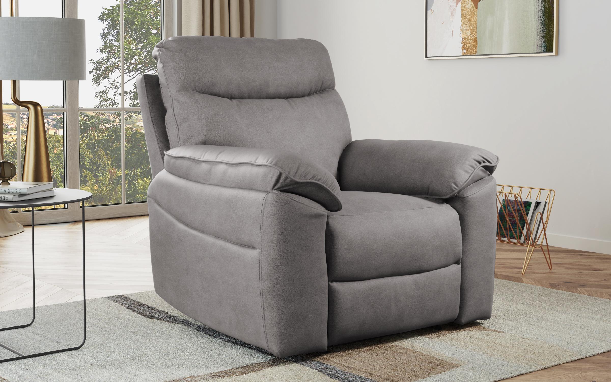 Recliner fotoliu Adesto / fara mecanism/, gri  1