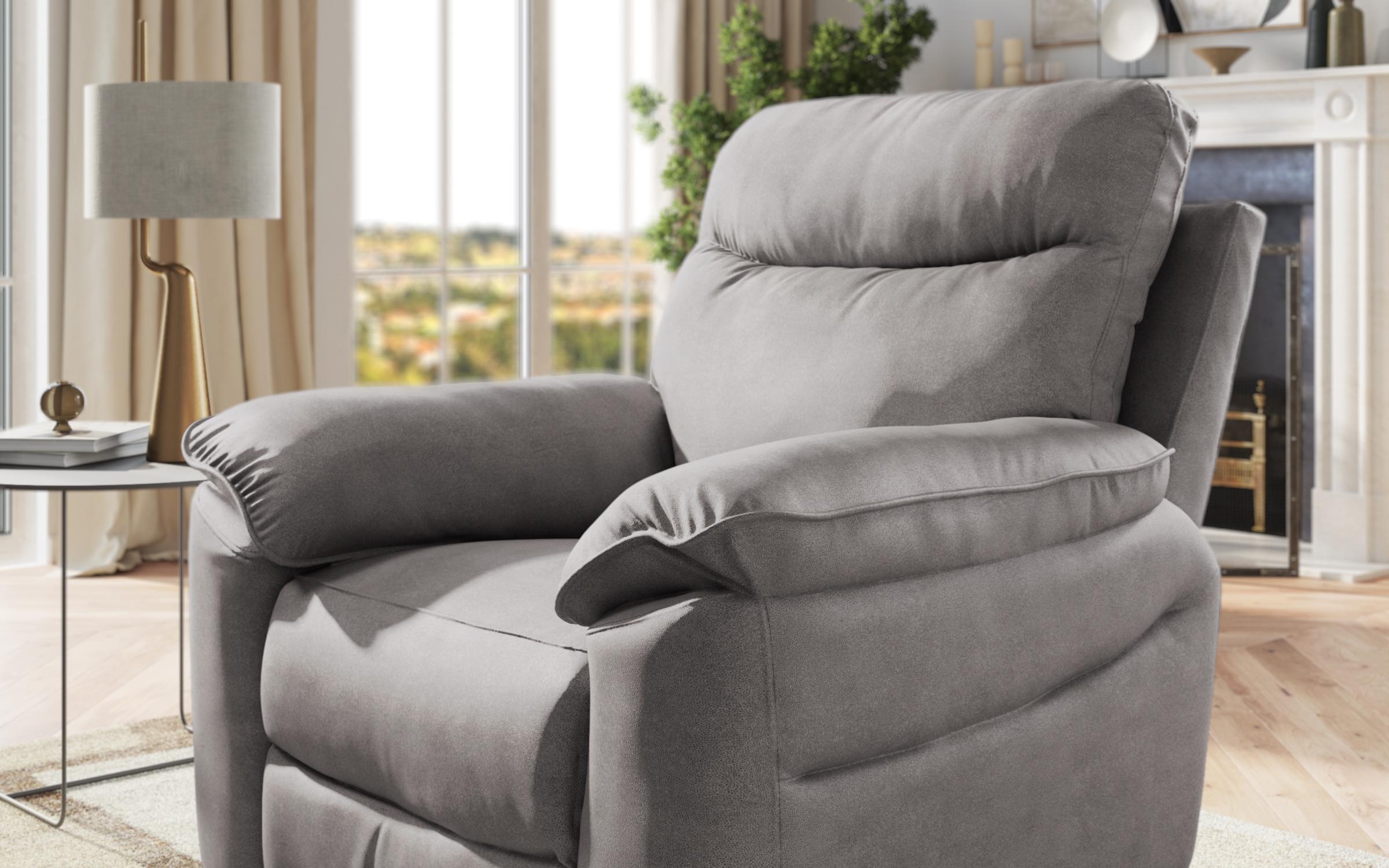 Recliner Adesto, fotoliu / cu mecanism electric/, gri 5