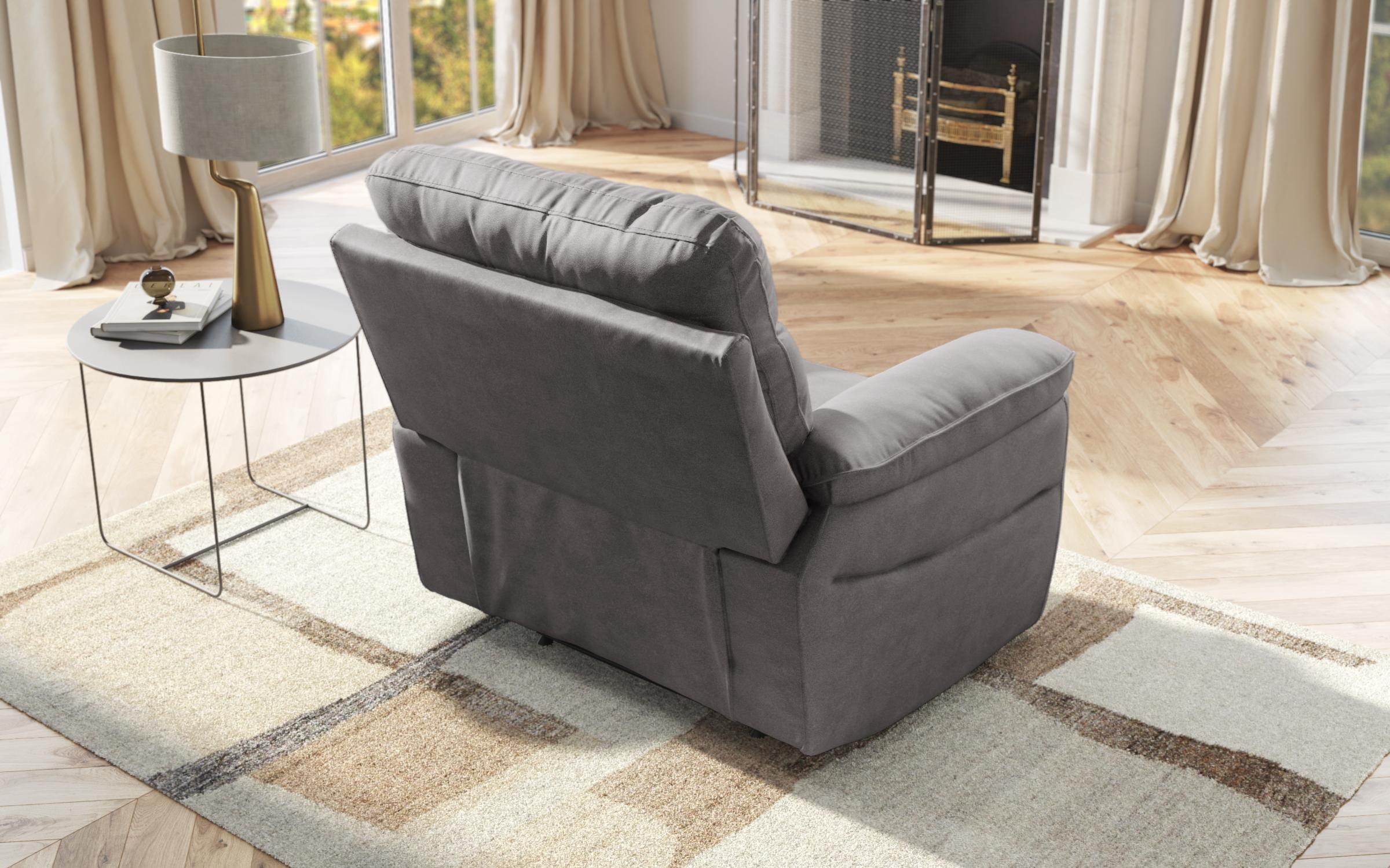 Recliner Adesto, fotoliu / cu mecanism electric/, gri 7
