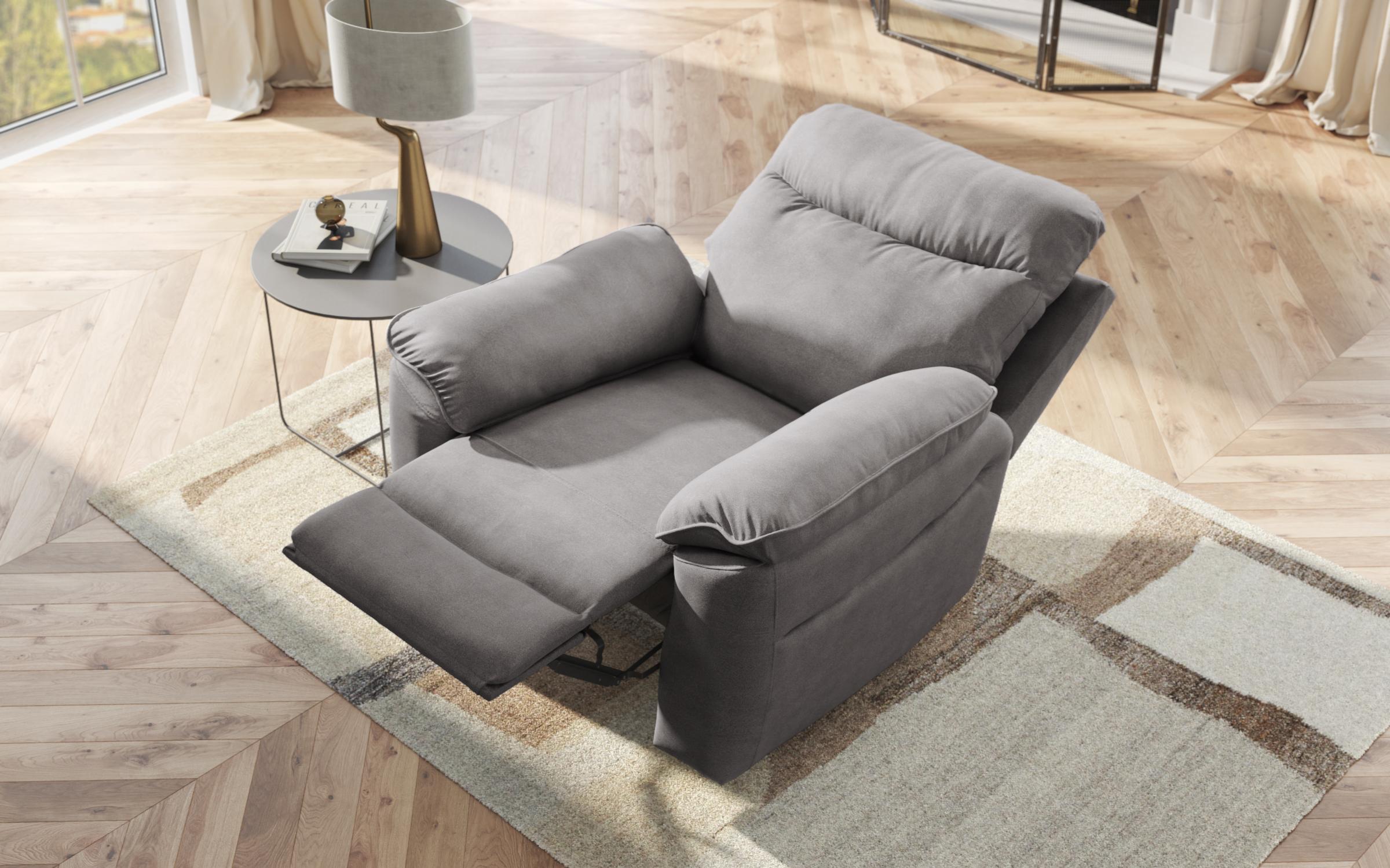 Recliner Adesto, fotoliu / cu mecanism electric/, gri 8