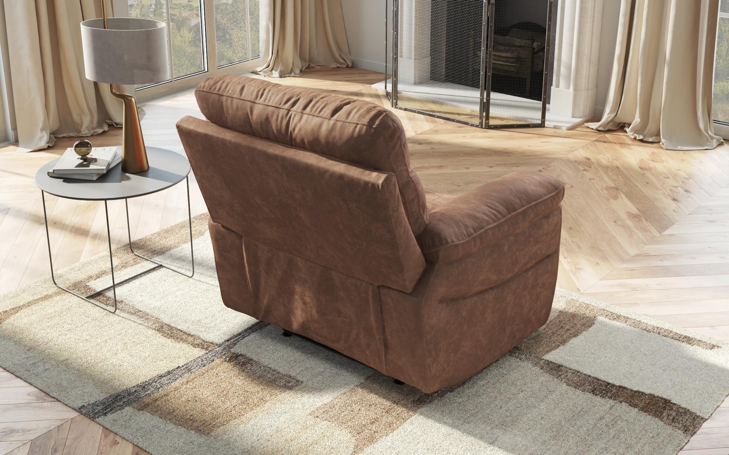 Recliner fotoliu Adesto / fara mecanism/, maro  5