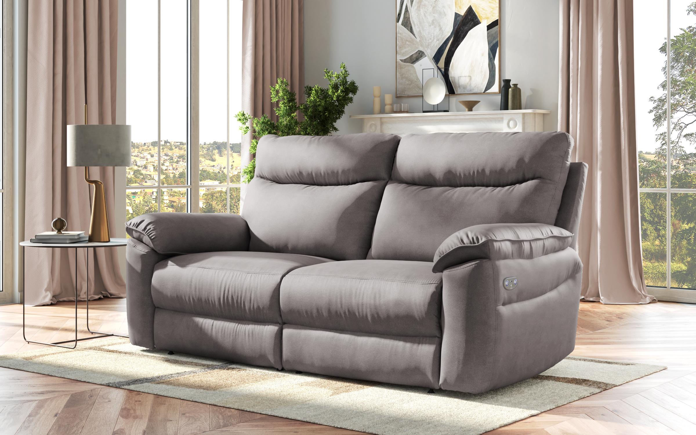 Recliner Adesto cu trei locuri / cu mecanism electric/, gri  3