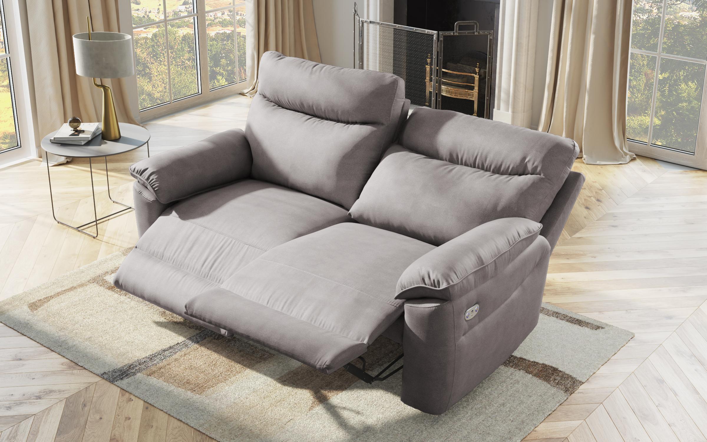 Recliner Adesto cu trei locuri / cu mecanism electric/, gri  8