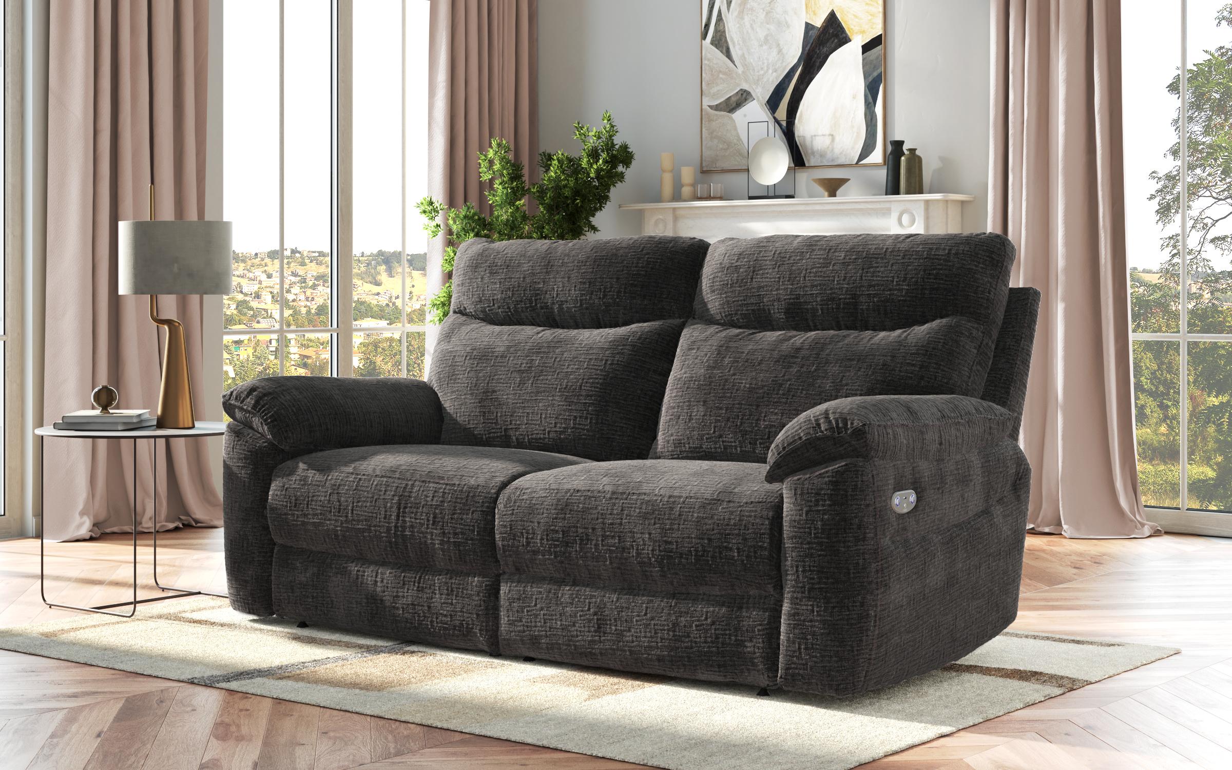 Recliner Adesto  cu trei locuri / cu mecanism electric/, gri inchis  8