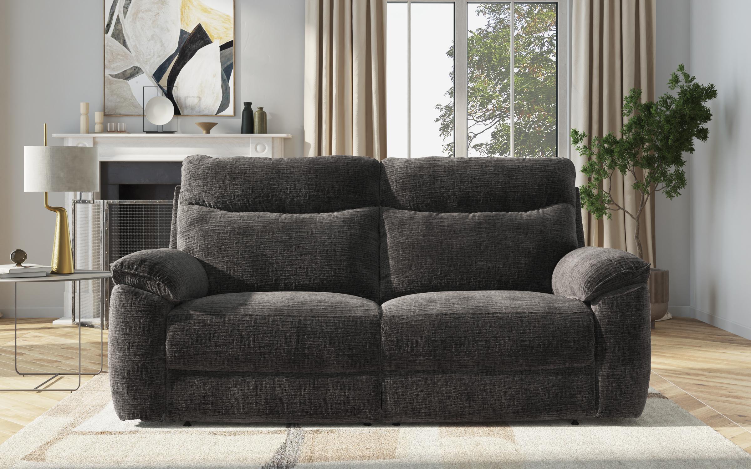 Recliner Adesto  cu trei locuri / cu mecanism electric/, gri inchis  7