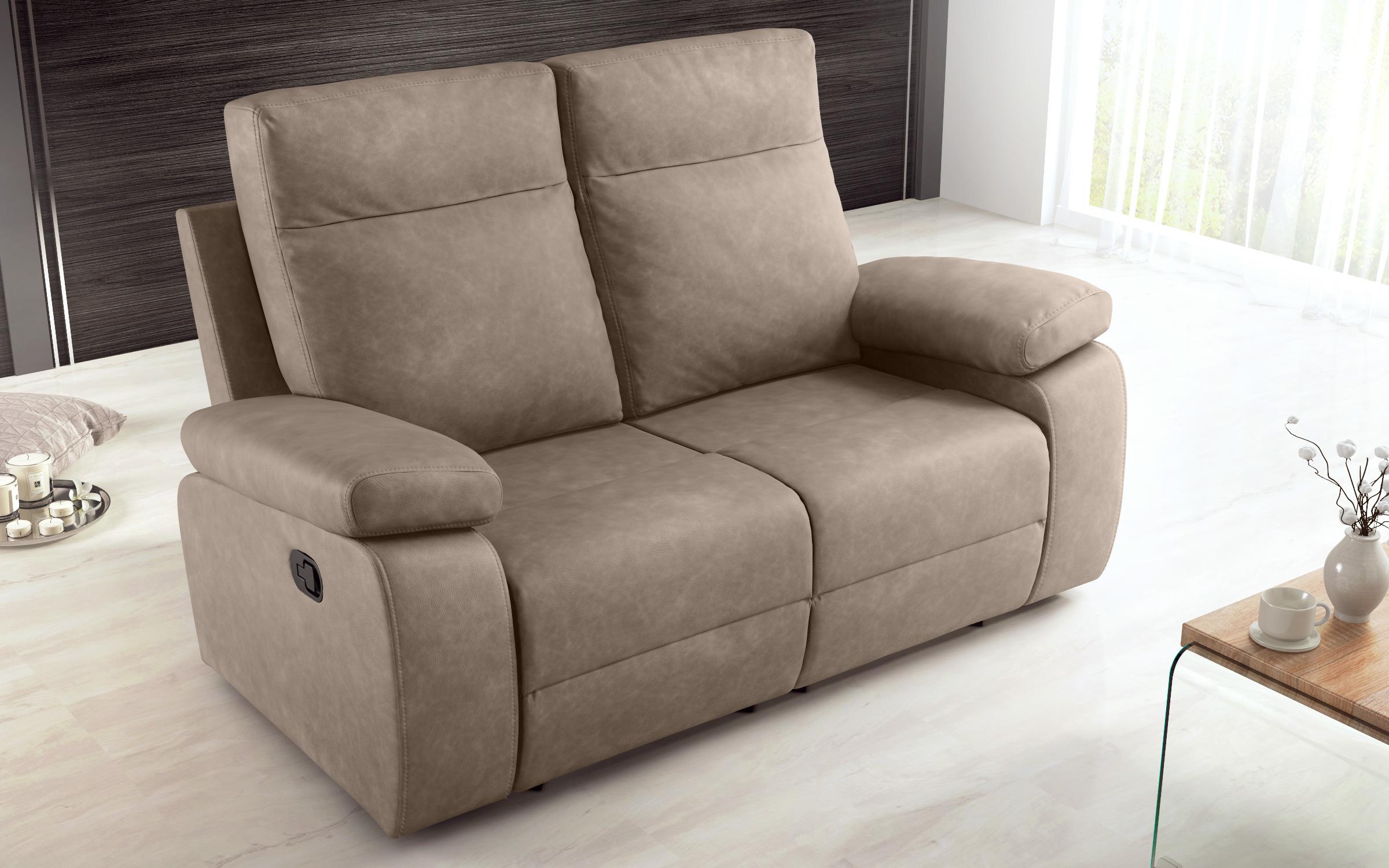 Recliner Bernini,  cu doua locuri/cu mecanism manual/, cappuccino  4