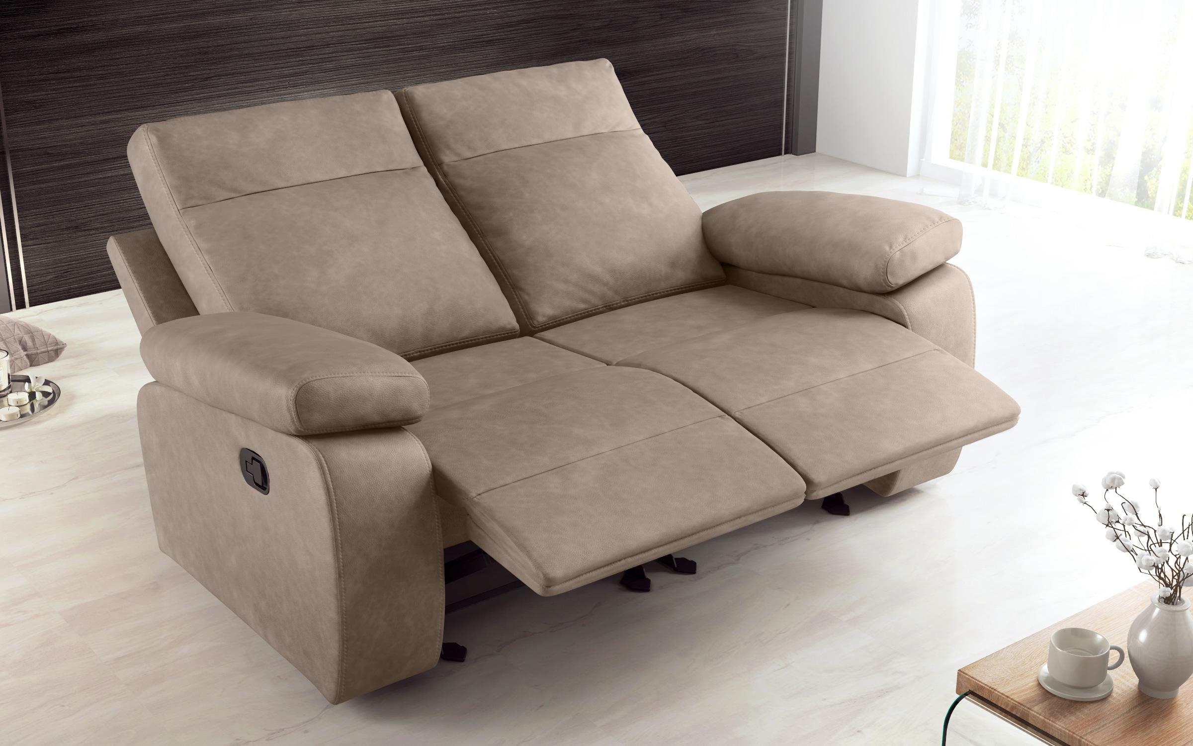 Recliner Bernini,  cu doua locuri/cu mecanism manual/, cappuccino  6