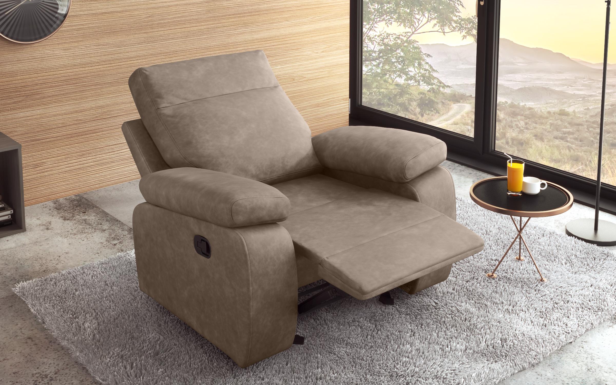 Recliner Bernini, fotoliu, cappuccino  3