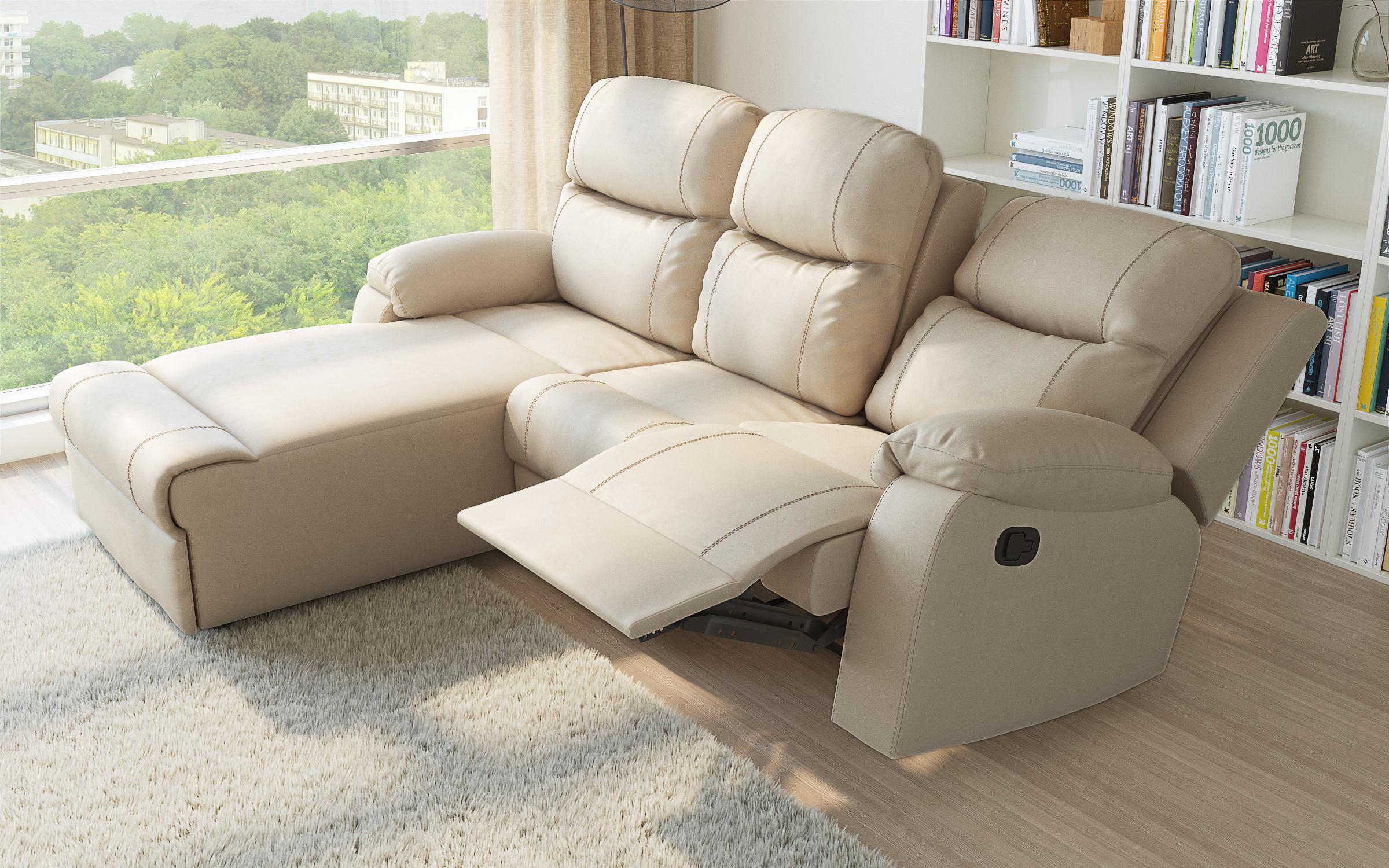 Coltar recliner Dream, bej  4