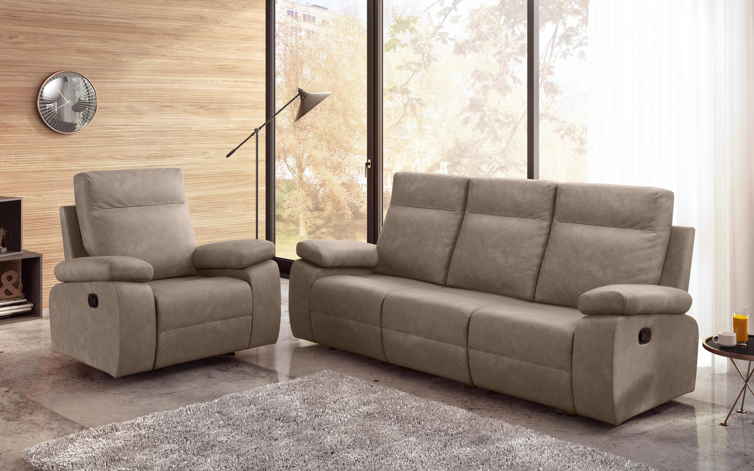 Recliner Bernini, fotoliu, cappuccino  5