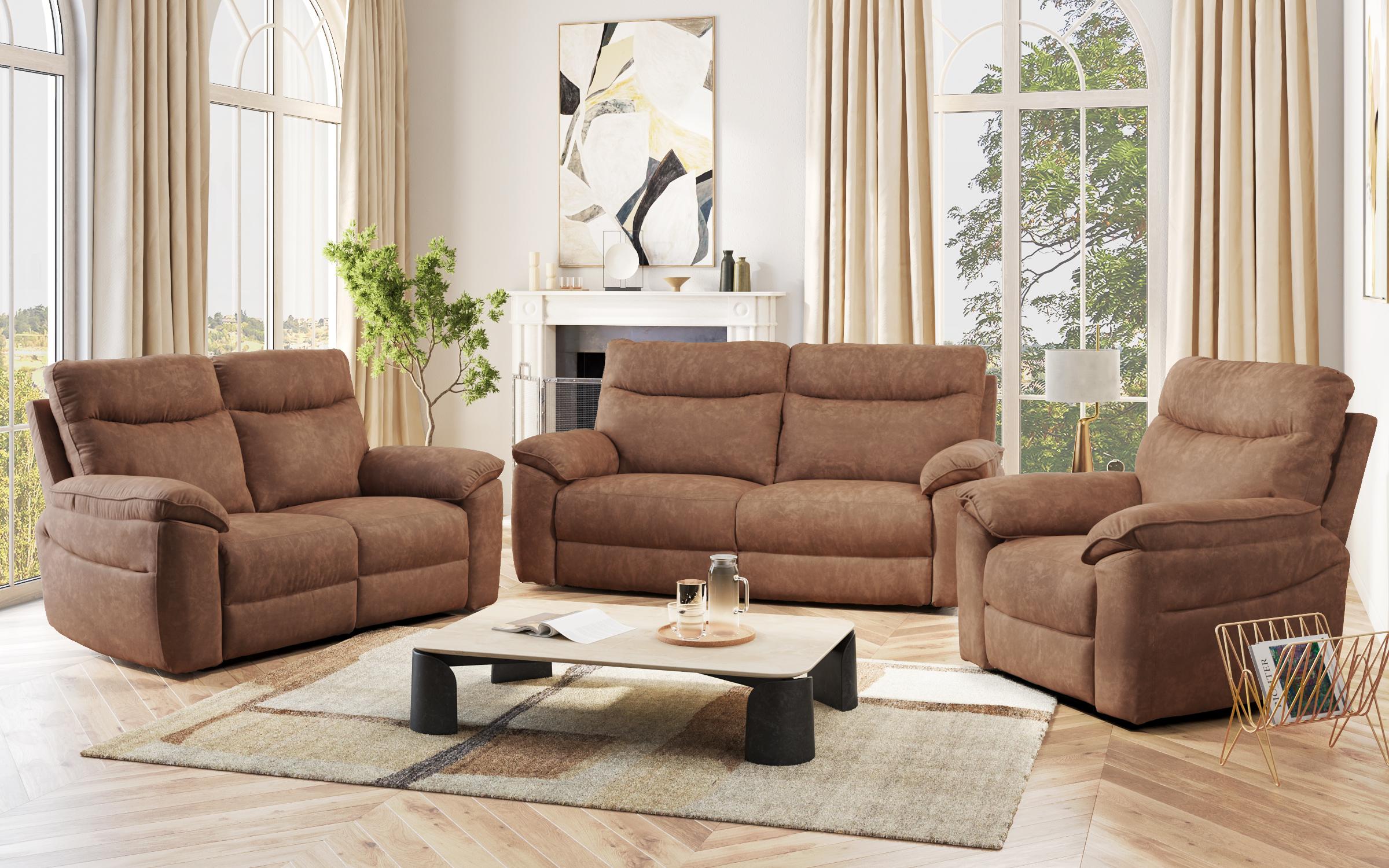 Recliner fotoliu Adesto / fara mecanism/, maro  2