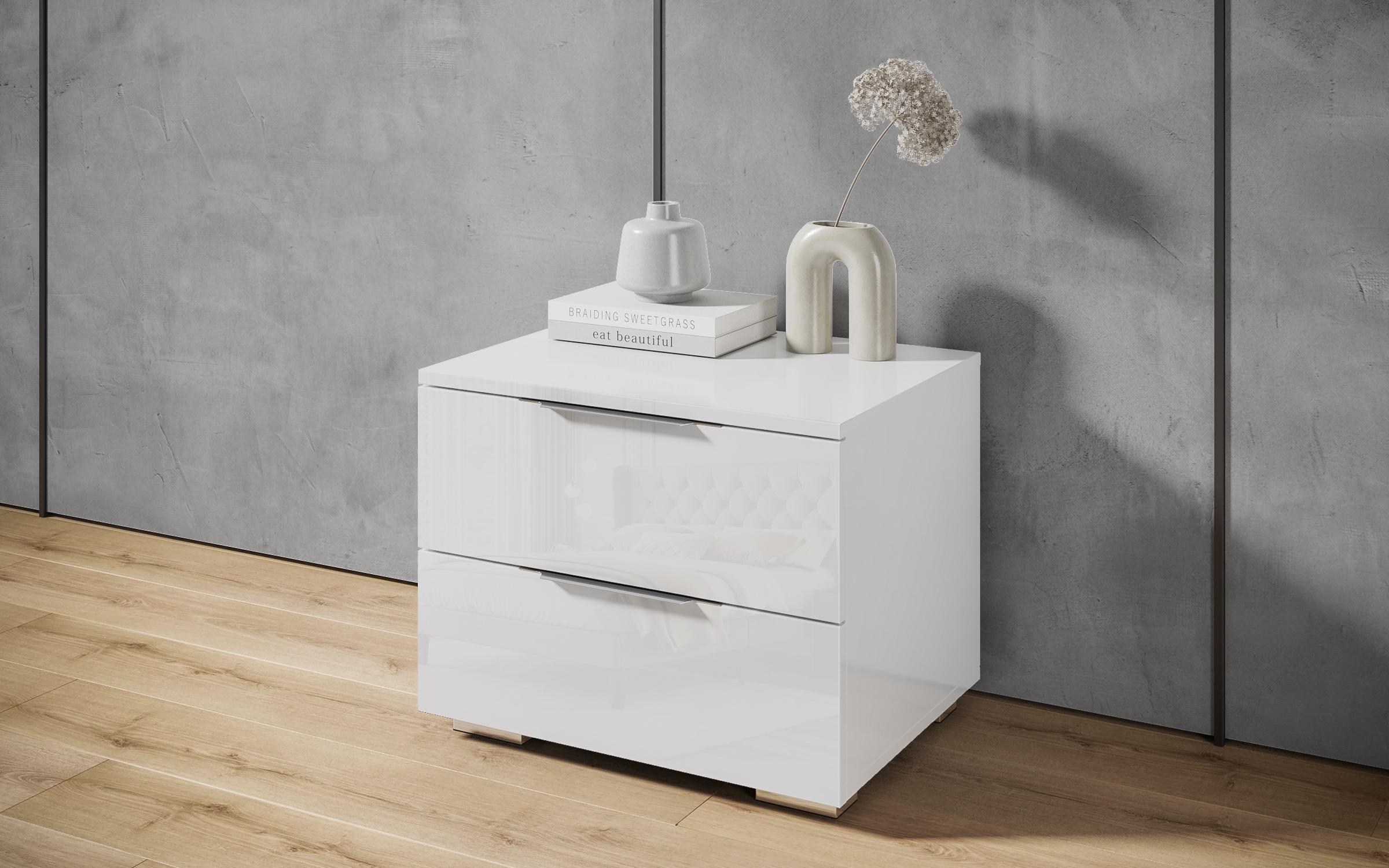 Set pentru dormitor Blanca White, alb lucios  5