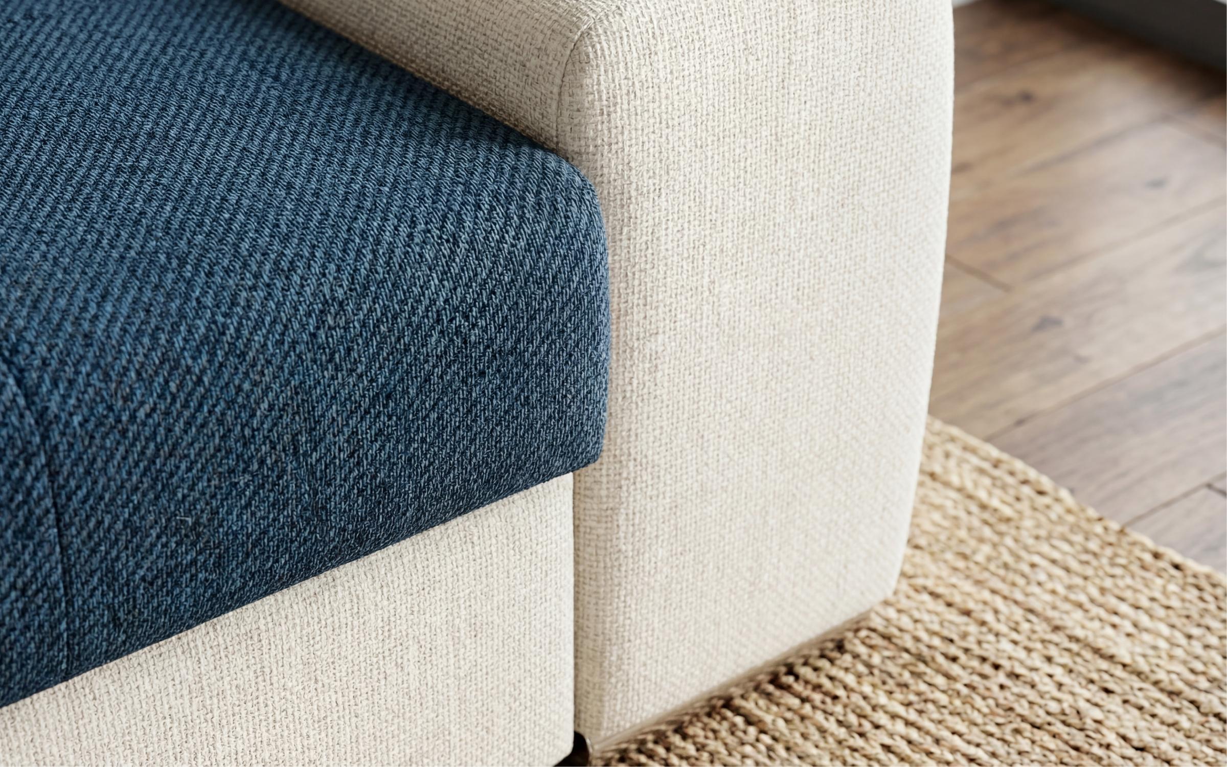 Coltar extensibil Roli, albastru inchis + bej deschis  4