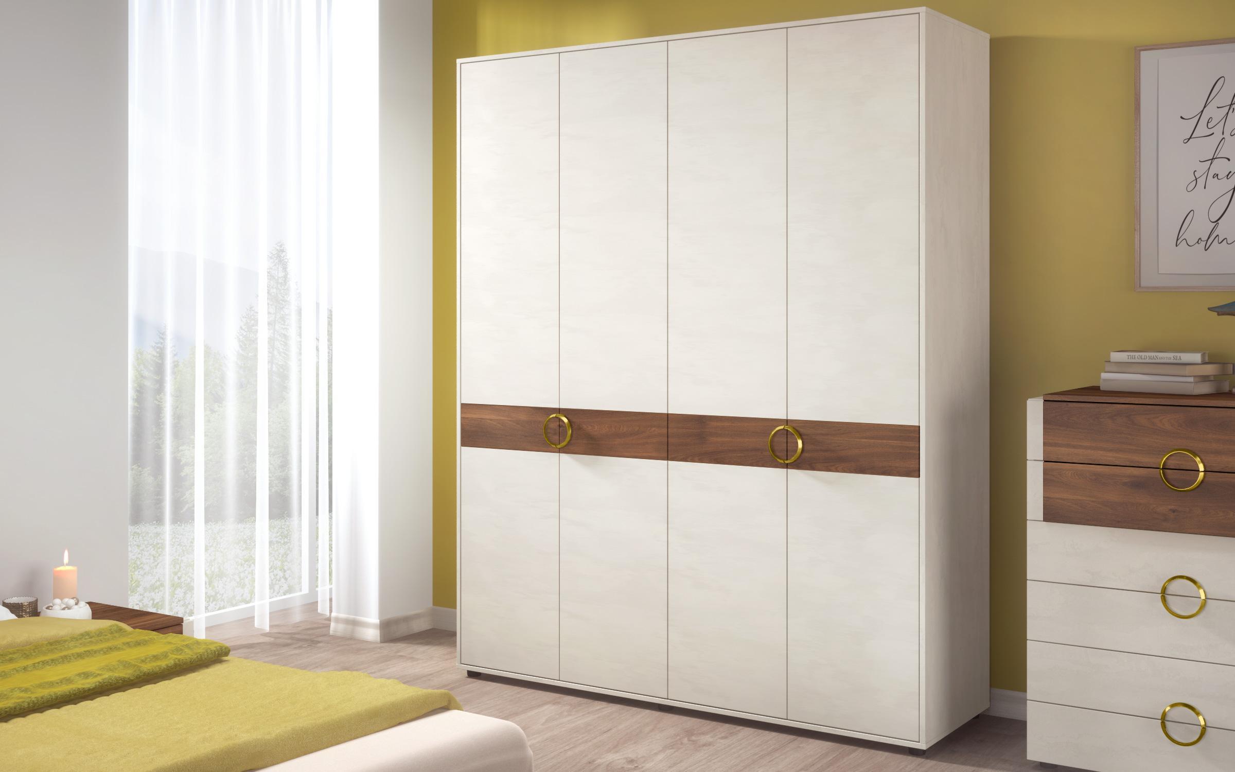 Dulap Aronda, Silk + stejar coniac  2