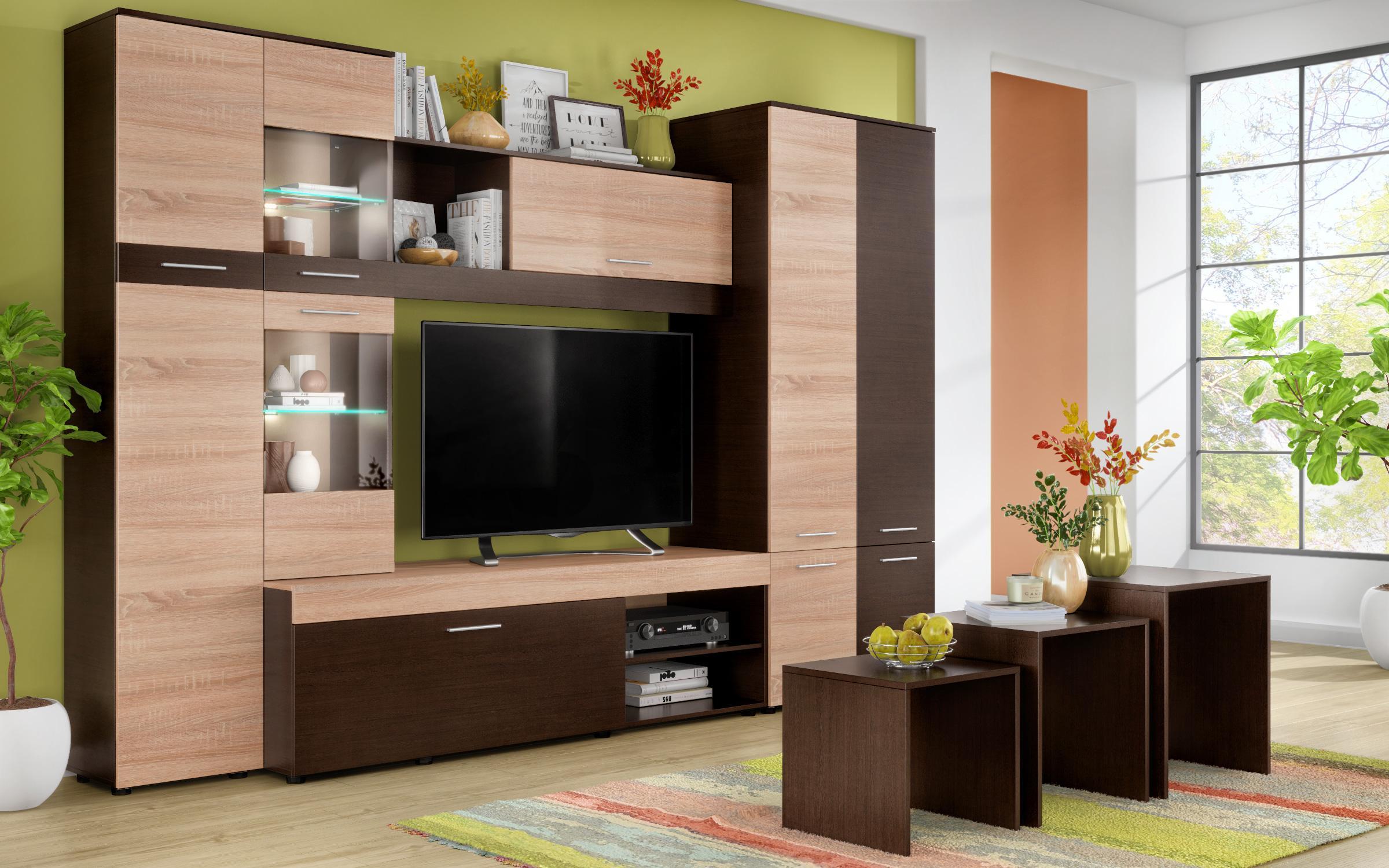 Masute de cafea Selena 3 in 1, wenge  2