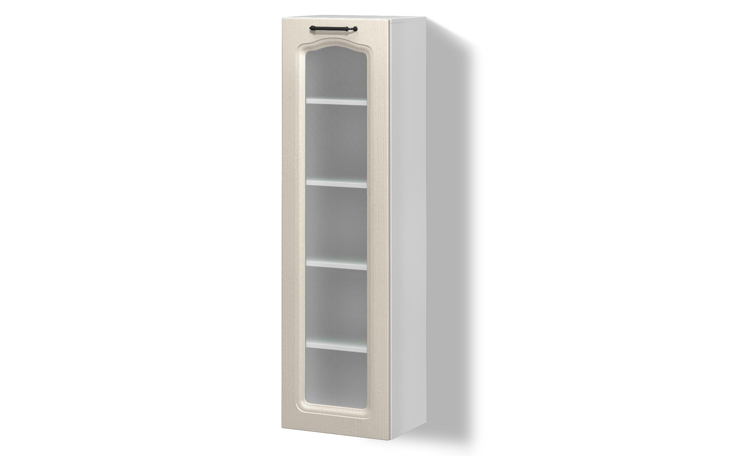 Dulap-vitrina de bucatarie Matis 37,stanga, aspen bej  1