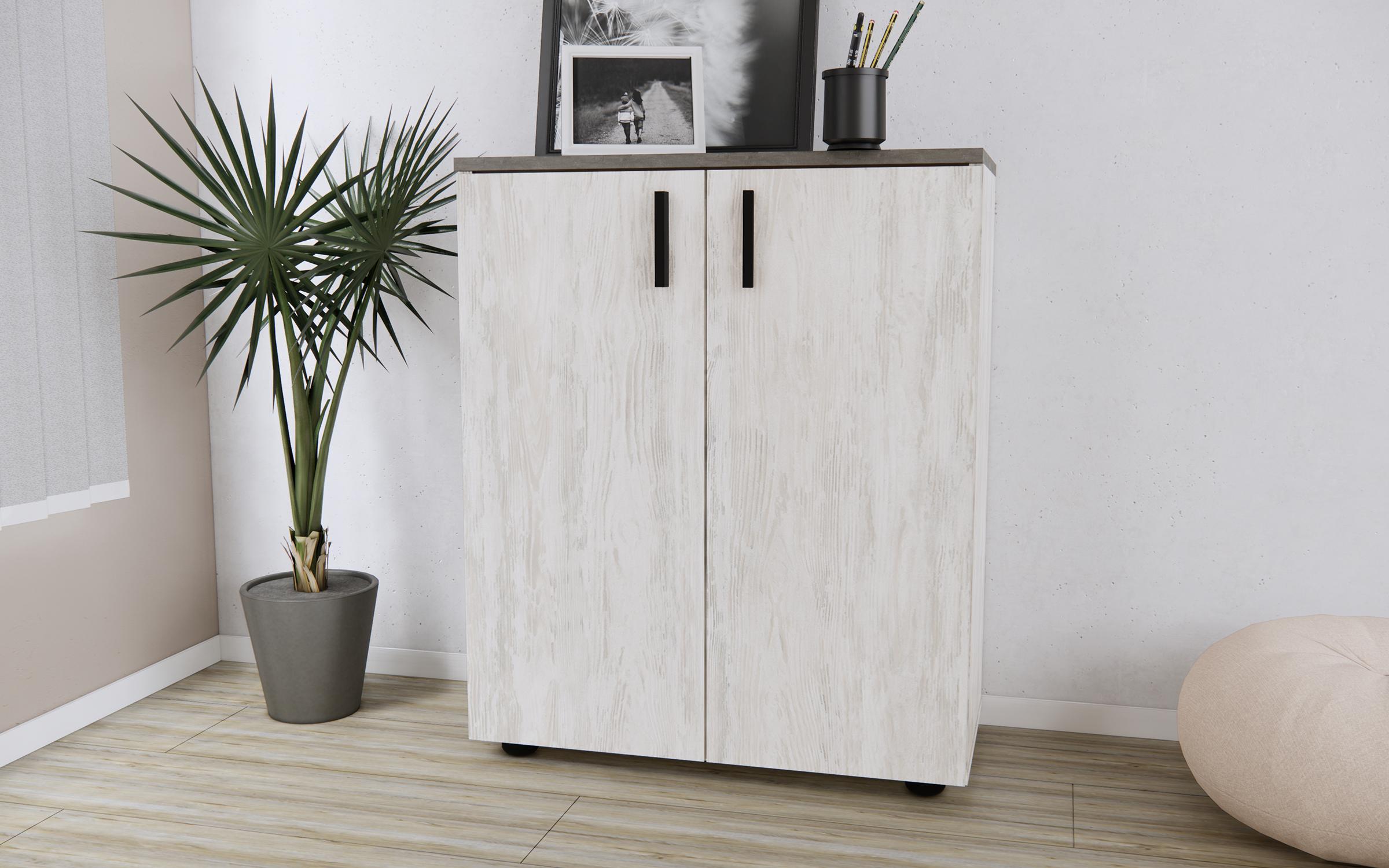 Pantofar Solo, artwood deschis + beton  2